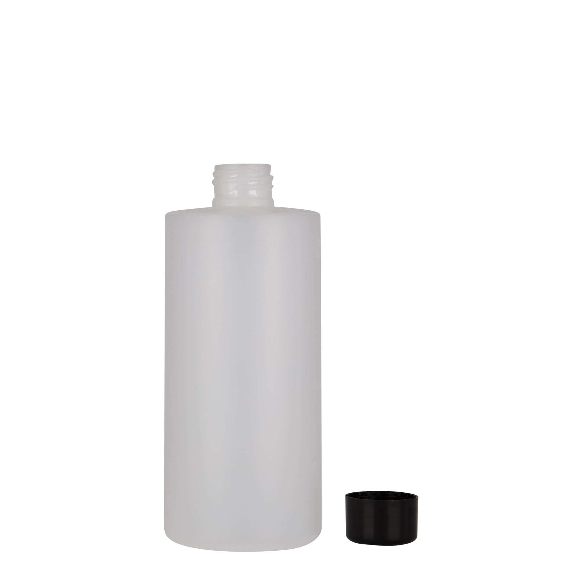 300 ml plastic bottle 'Pipe', HDPE, white, opening: 24/410