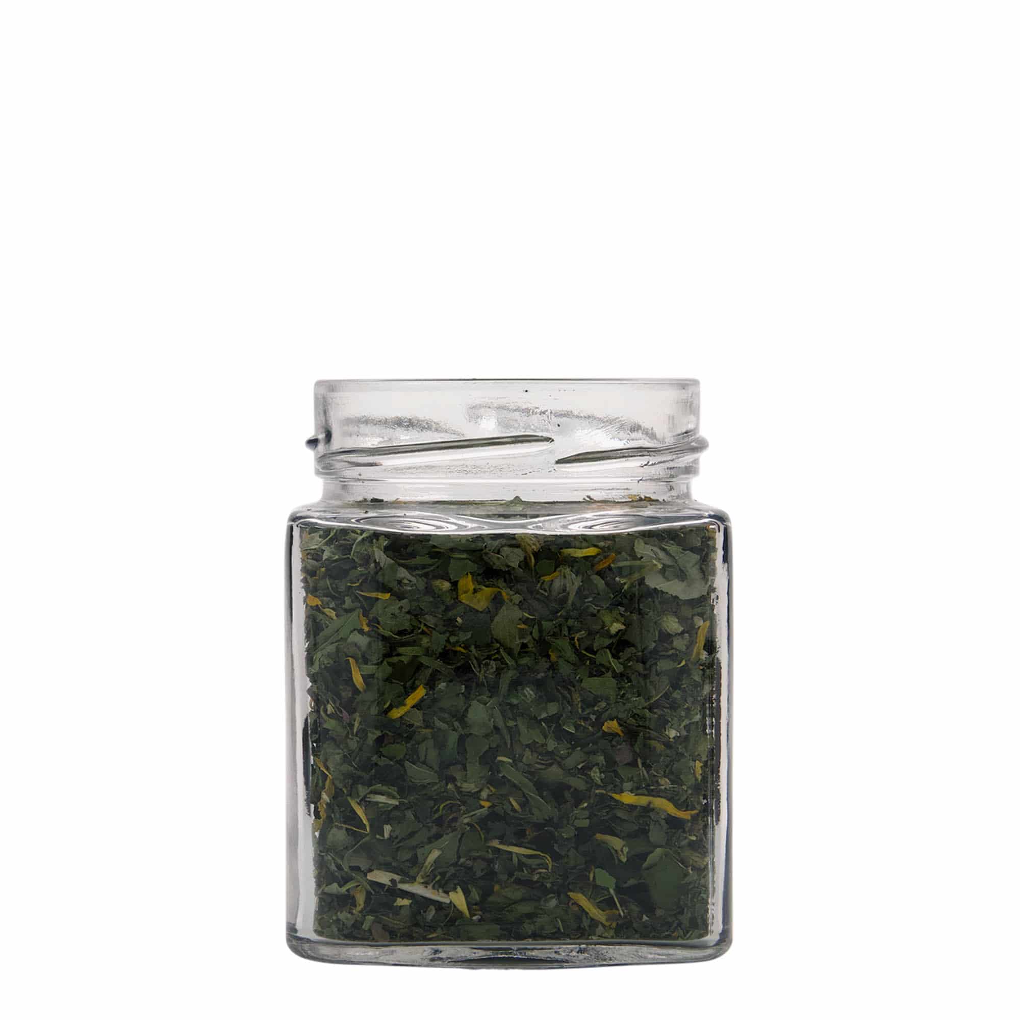 314 ml square glass 'Ikarus', opening: Deep-Twist-Off (DTO 70)