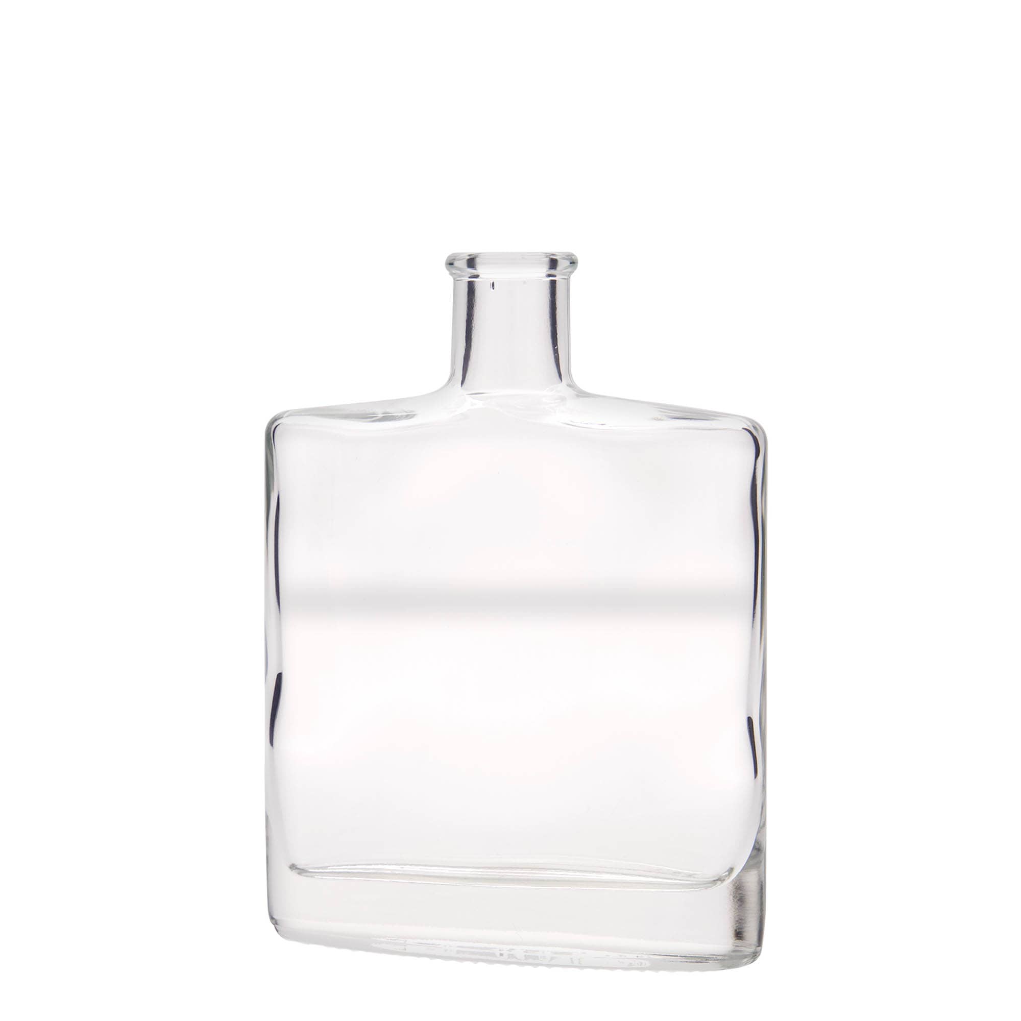 350 ml glass bottle ‘Zorbas’, oval, opening: cork