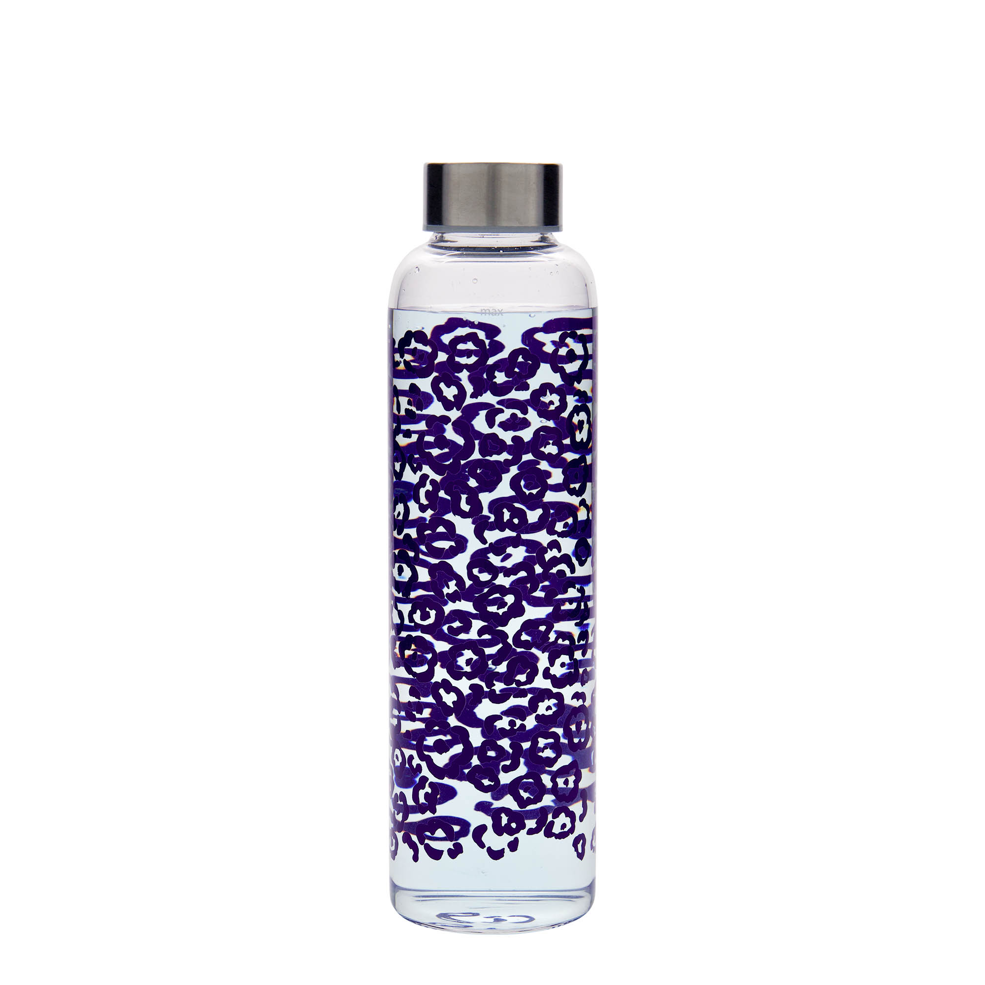 500 ml Drinking Bottle 'Perseus - Purple Flowers', Opening: Screw Cap