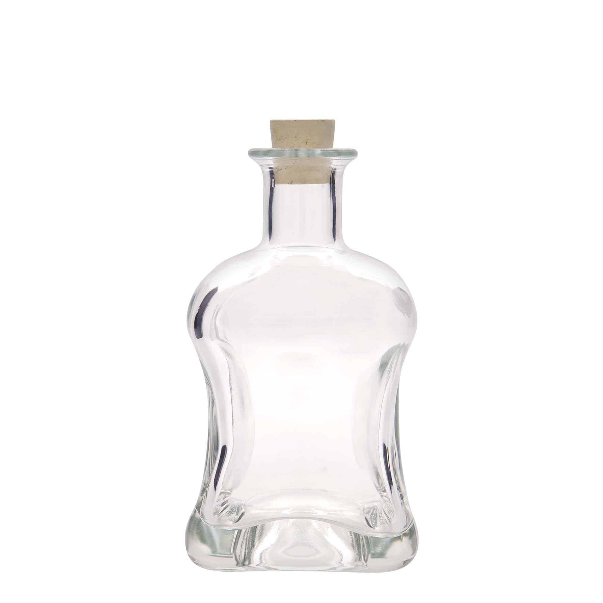 500 ml glass bottle 'Dublin', square, opening: cork