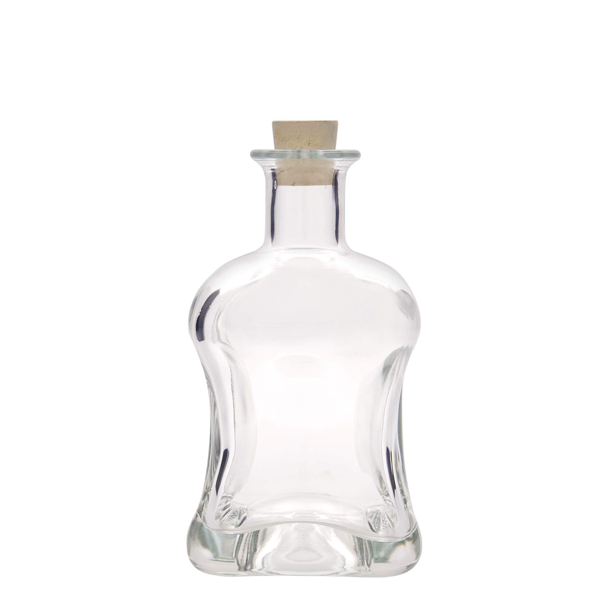 500 ml glass bottle ‘Dublin’, square, opening: cork