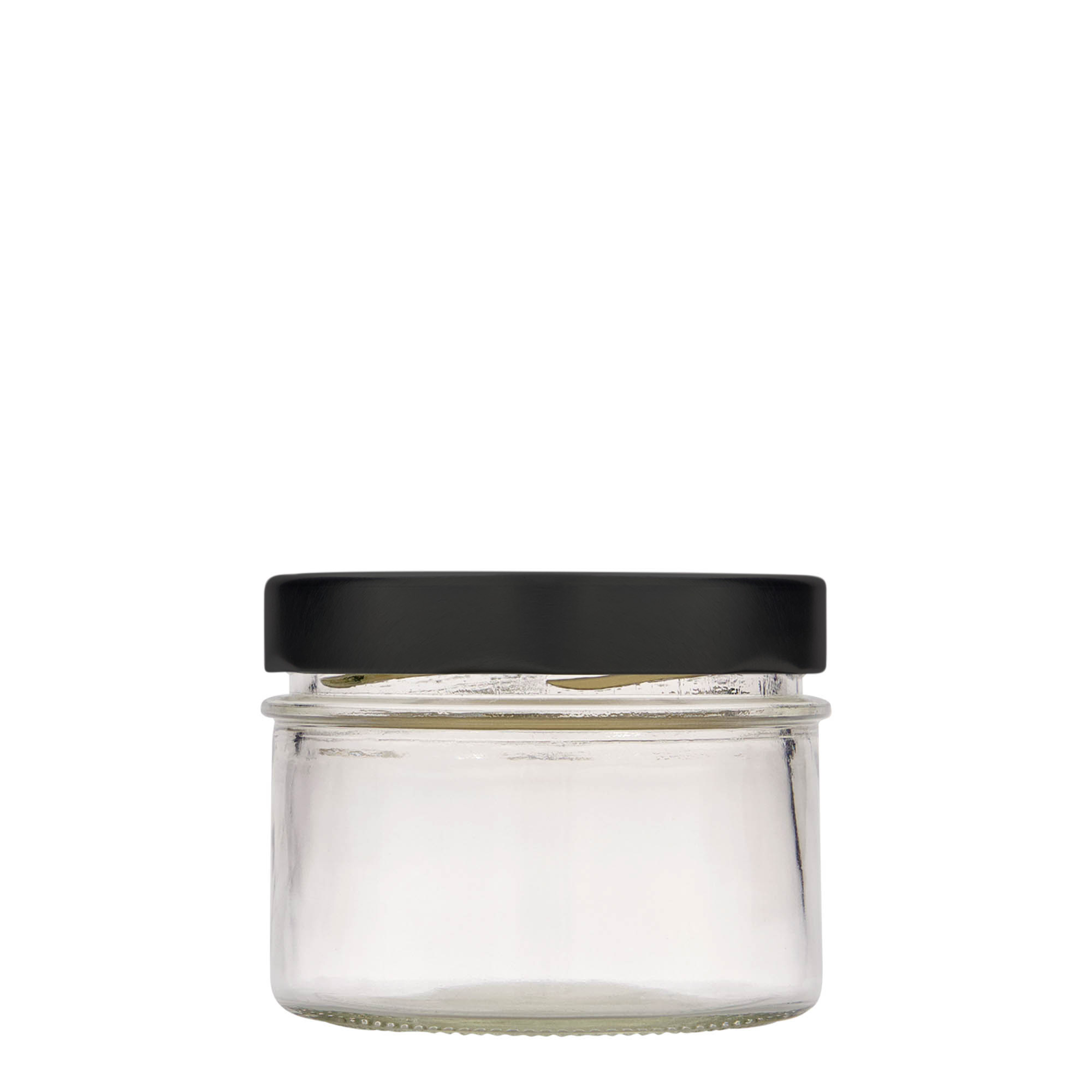 262 ml round glass 'Monza', opening: Deep-Twist-Off (DTO 82) 262 ml round glass 'Monza', opening: Deep-Twist-Off (DTO 82)