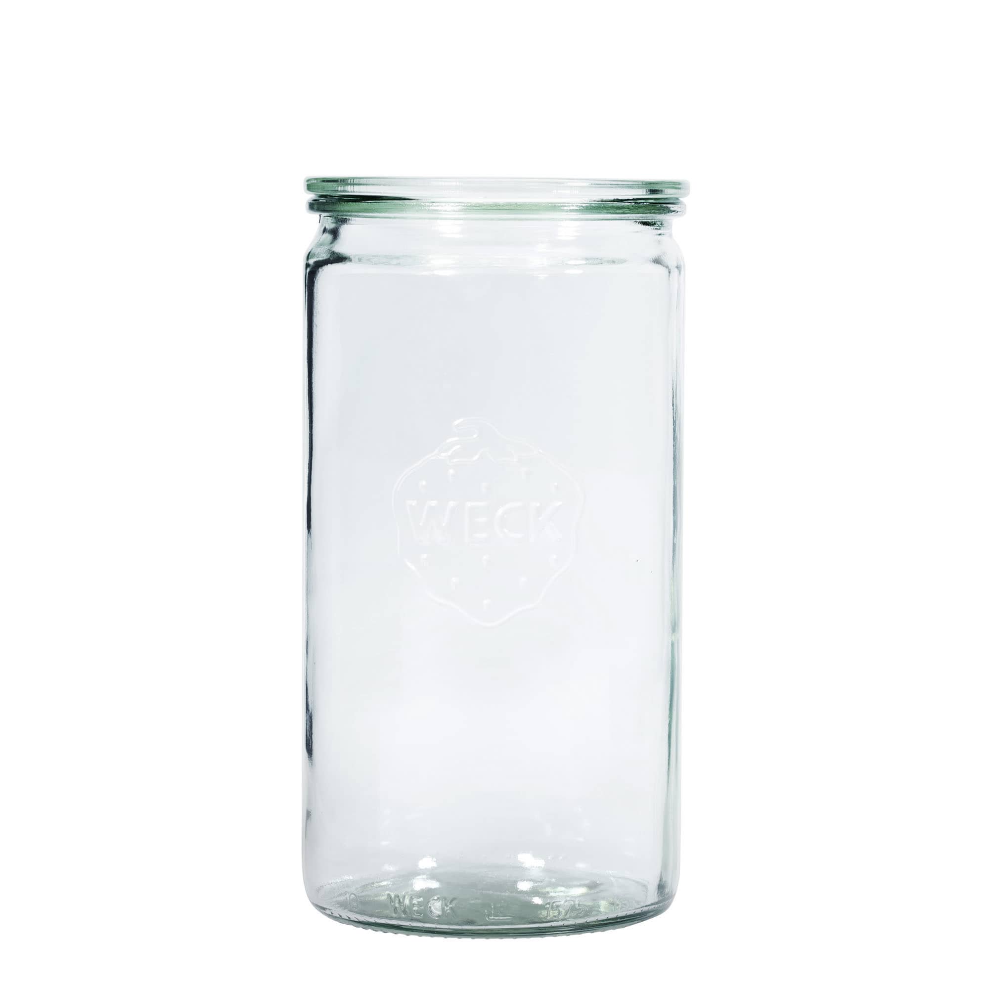 1,575 ml WECK cylinder glass, opening: round rim