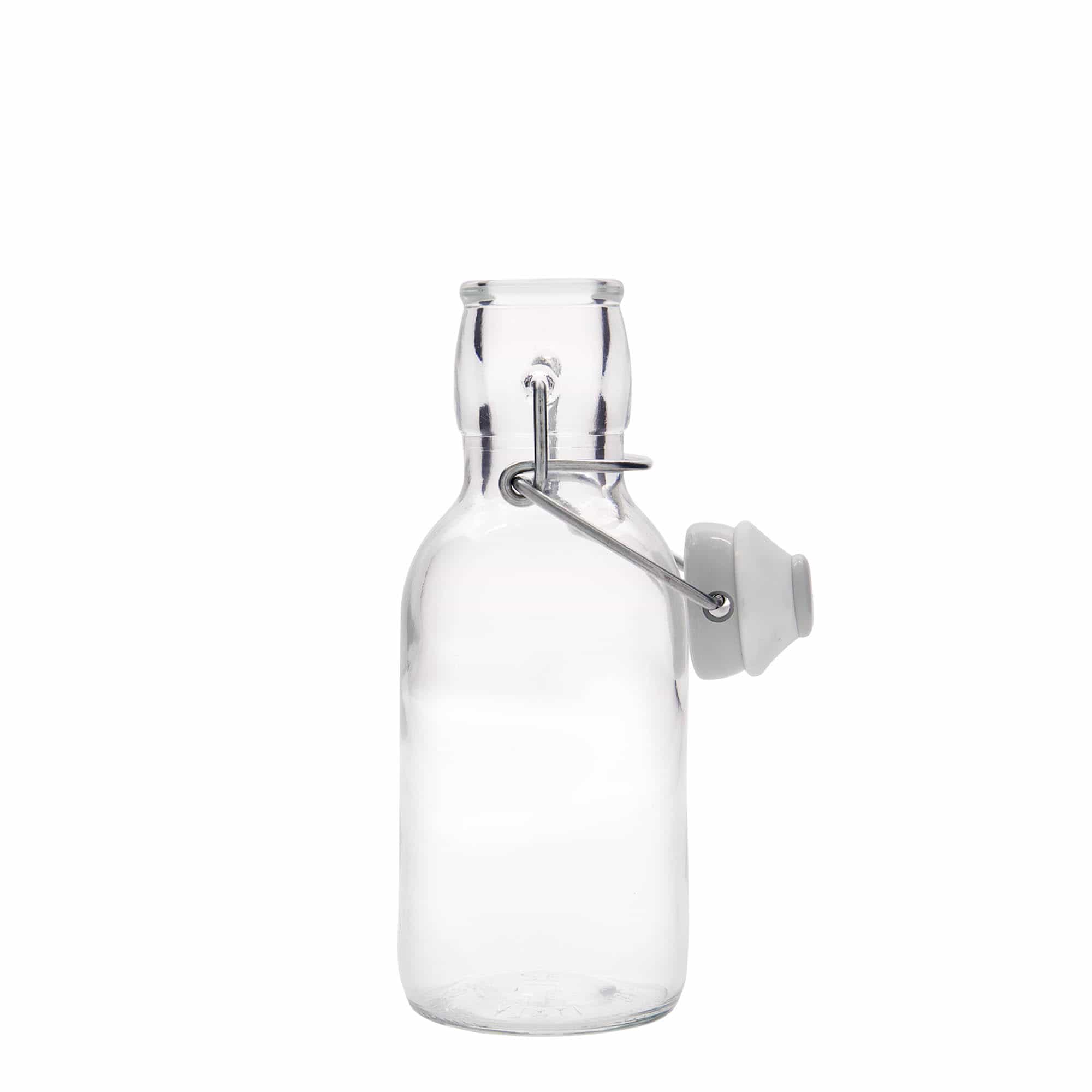 250 ml glass bottle 'Emilia', opening: swing top closure