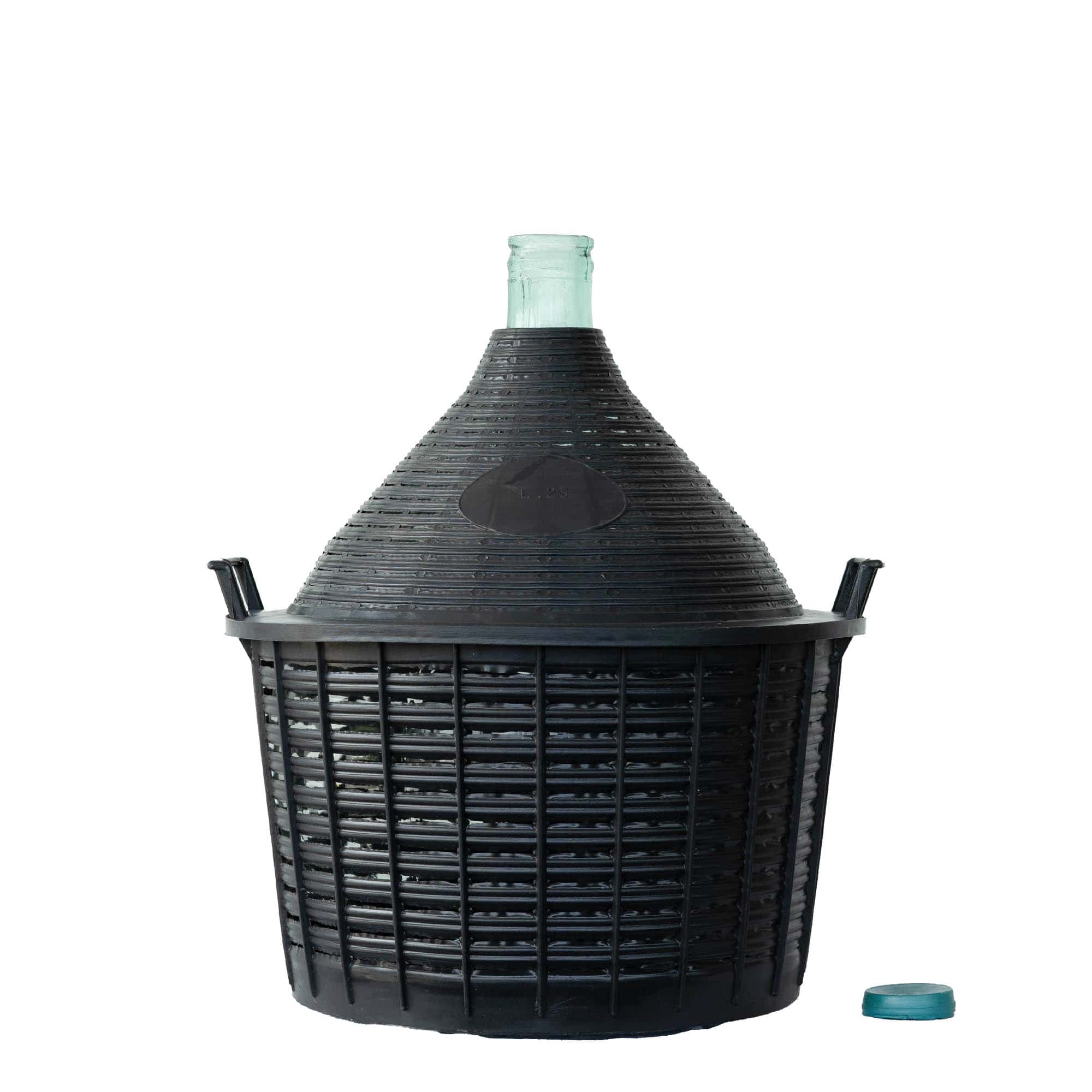 25 l balloon bottle narrow neck, glass, opening: slip lid 25 l balloon bottle narrow neck, glass, opening: slip lid