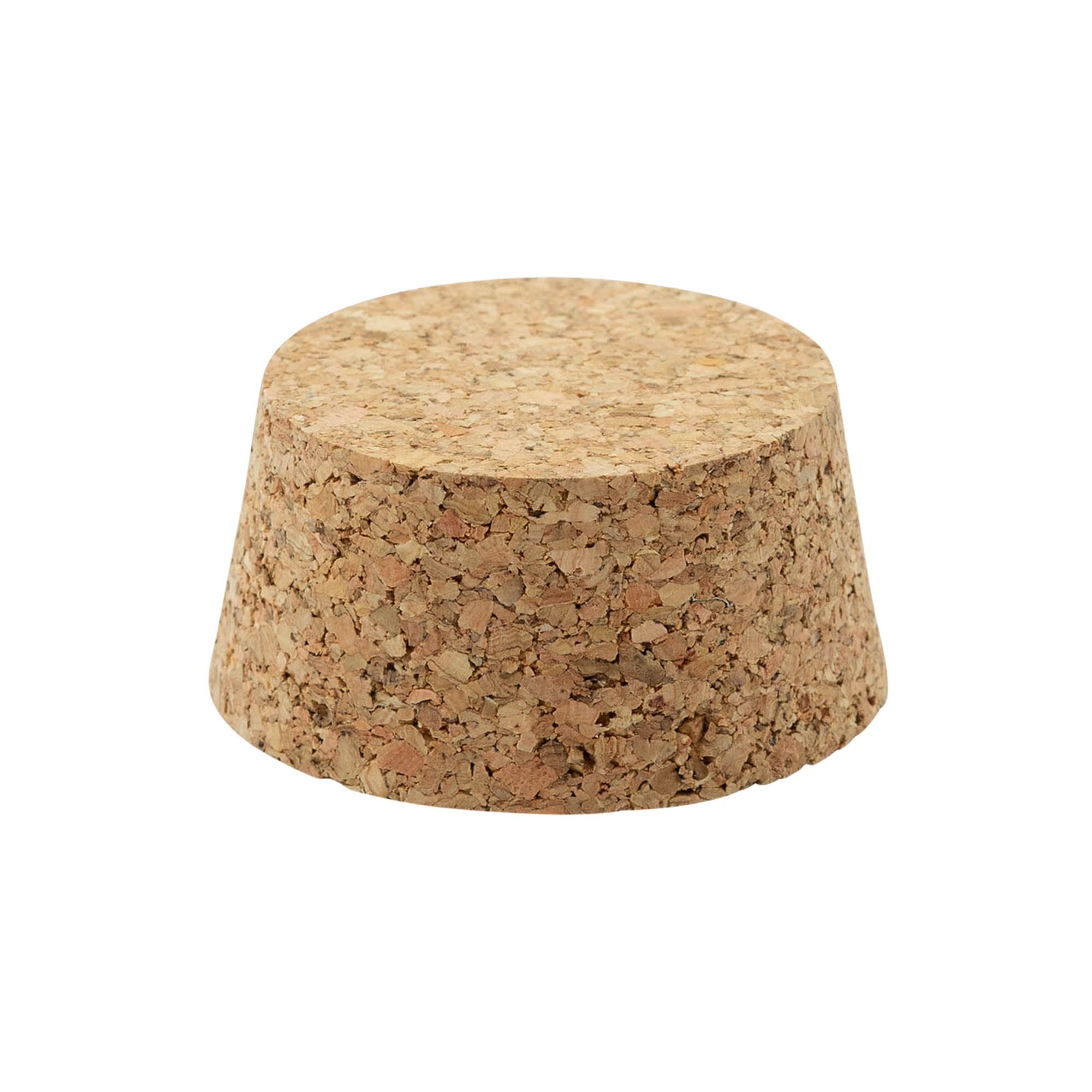 Tapered cork 48-57 x 27, press cork, beige, for opening: cork