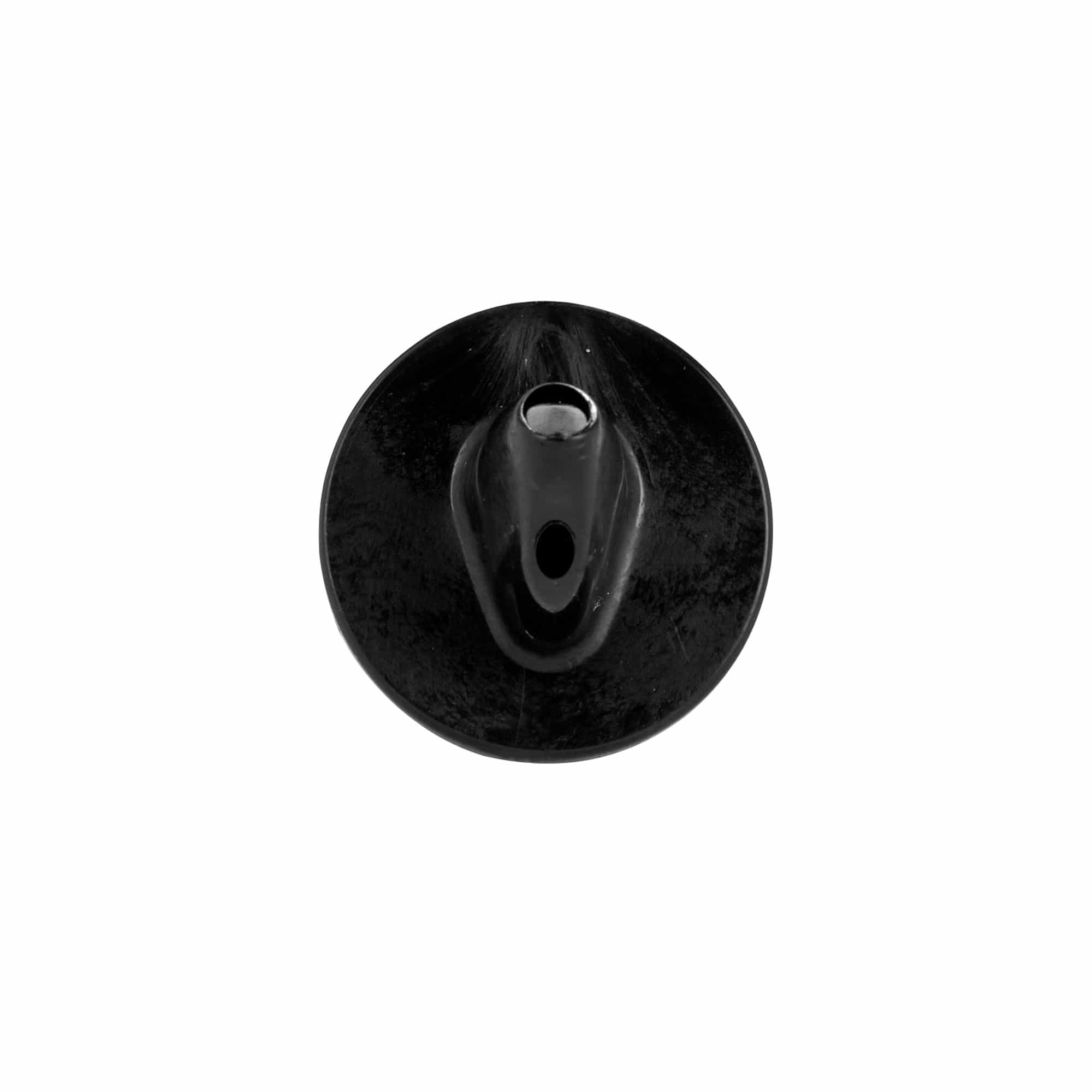 Jet pour spouts, PE plastic, black Jet pour spouts, PE plastic, black