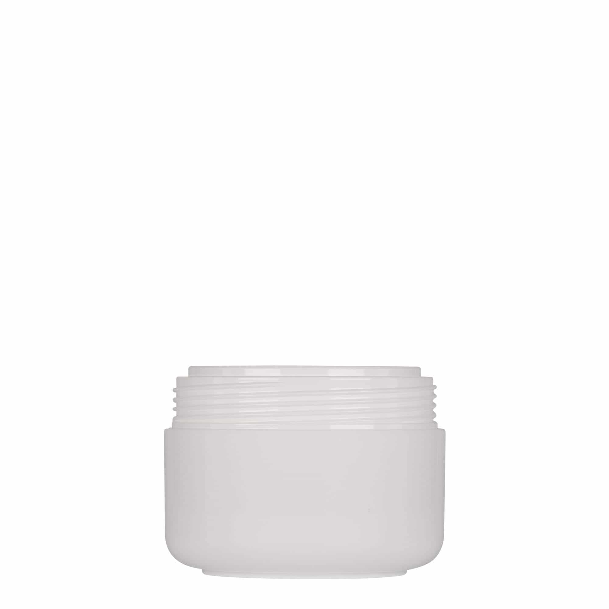 100 ml plastic jar 'Bianca', PP, white, closure: screw cap