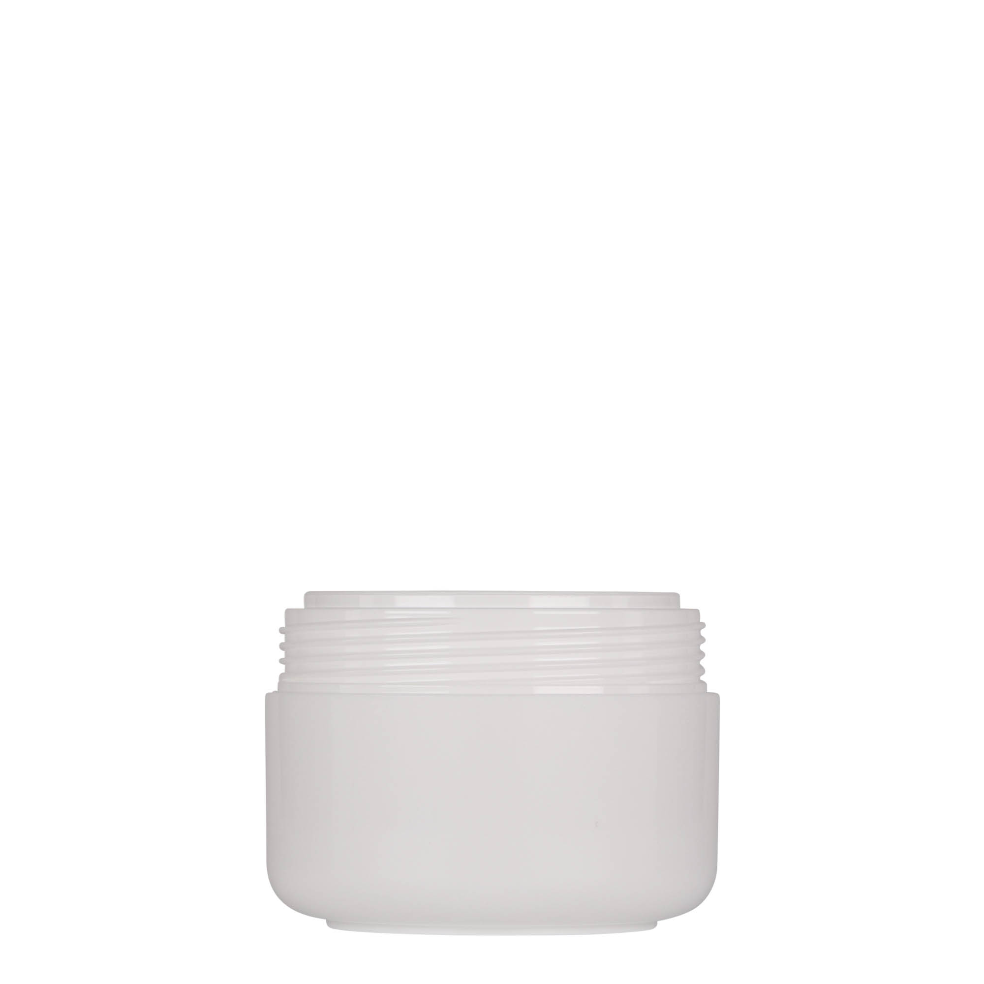 100 ml plastic jar 'Bianca', PP, white, opening: screw cap