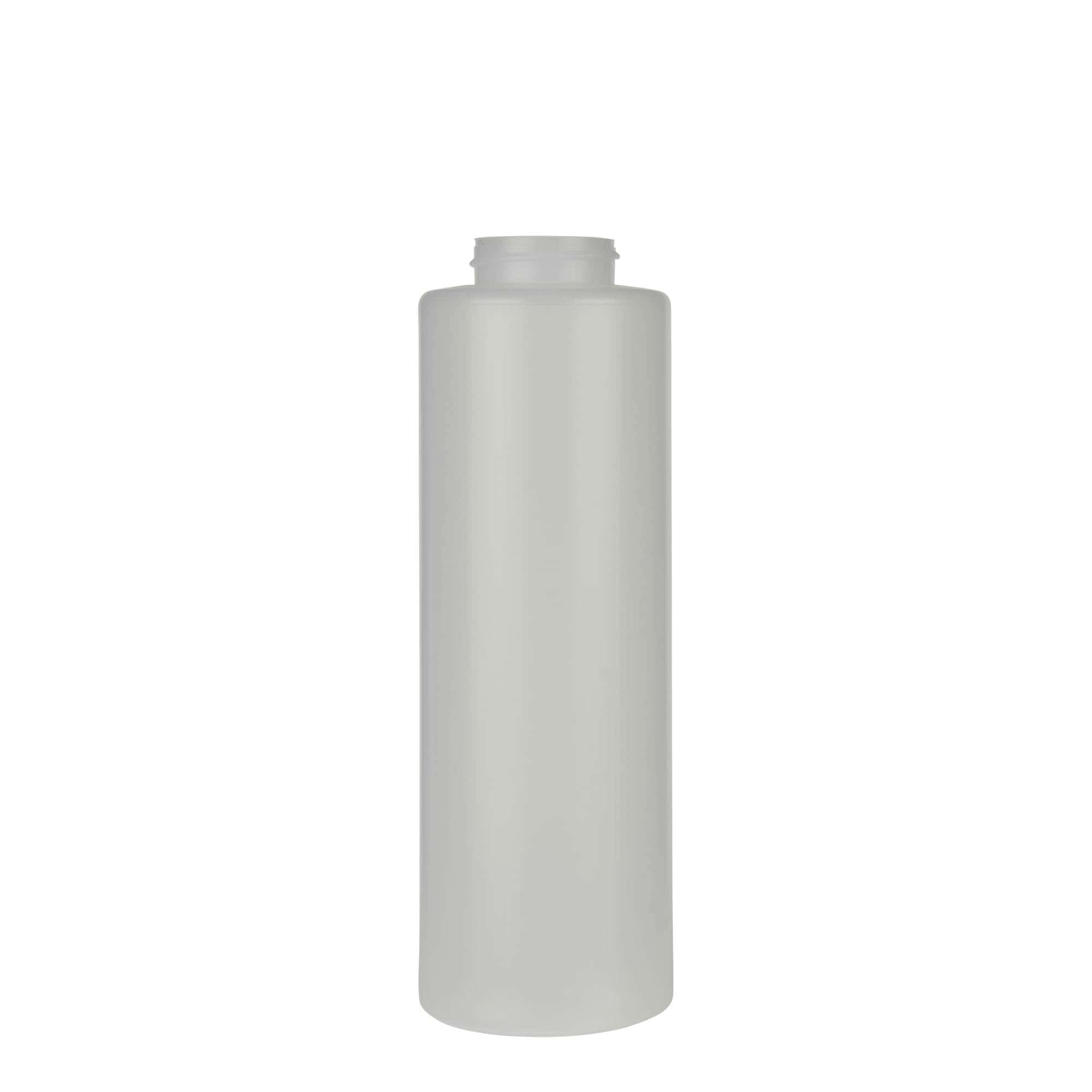 500 ml sauce bottle, LDPE plastic, natural, opening: 38/400