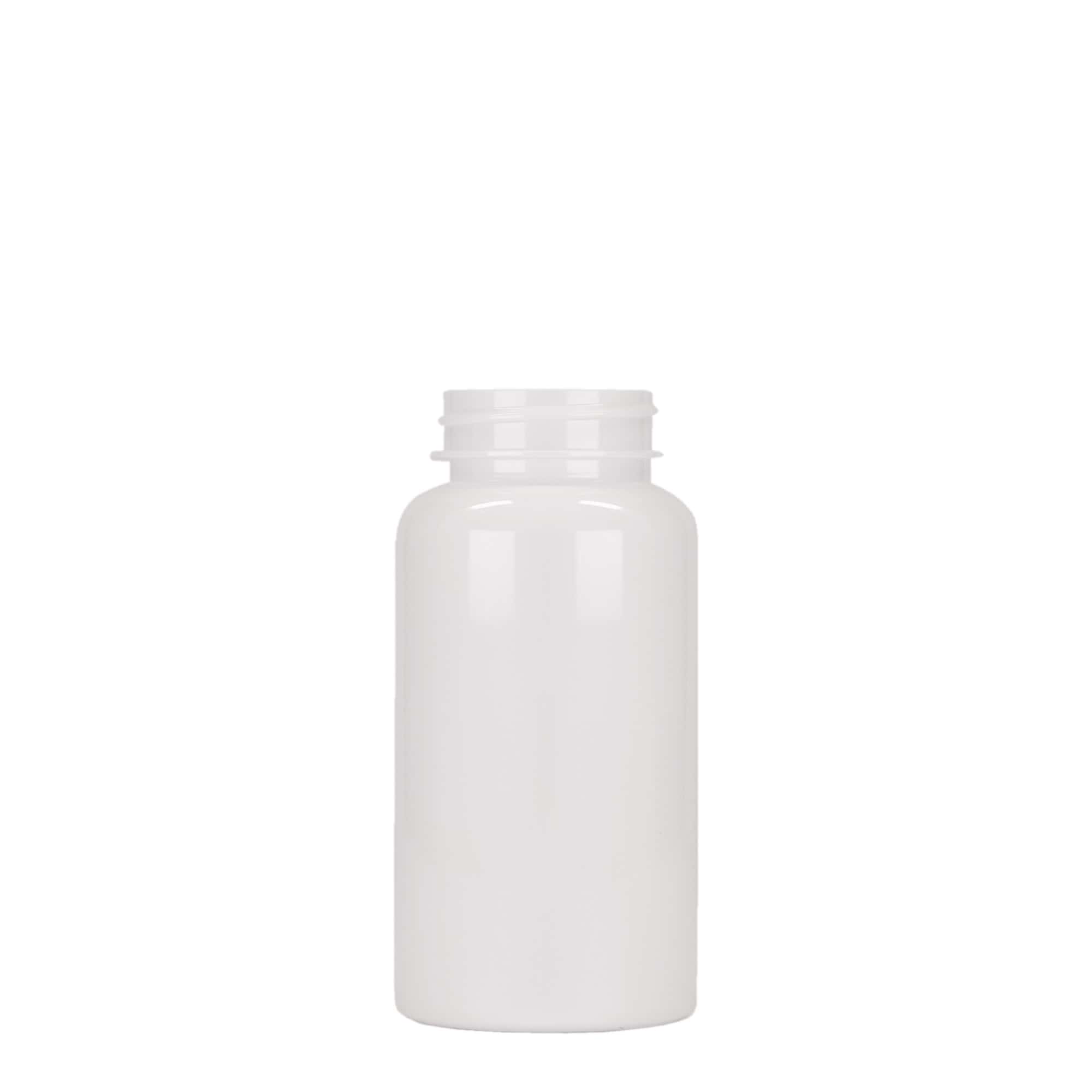150 ml PET container, plastic, white, opening: 38/400