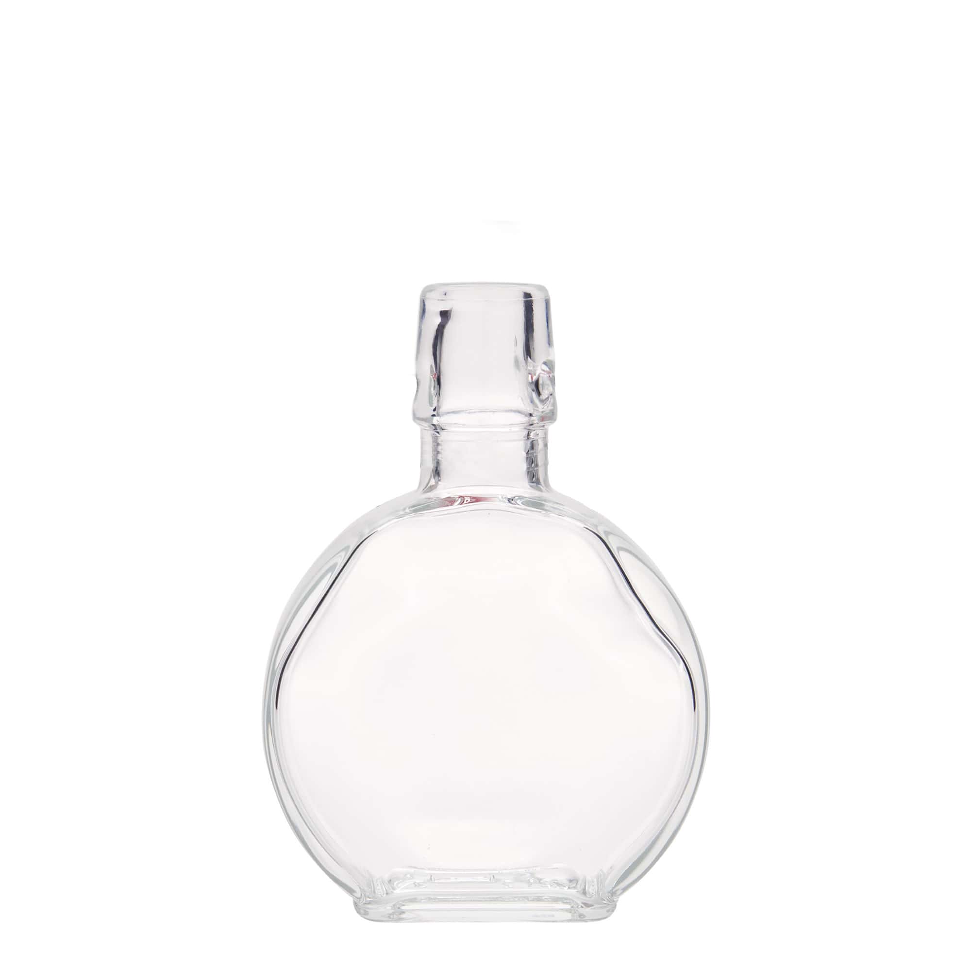 200 ml glass bottle 'Sensatione', rectangular, opening: swing top closure