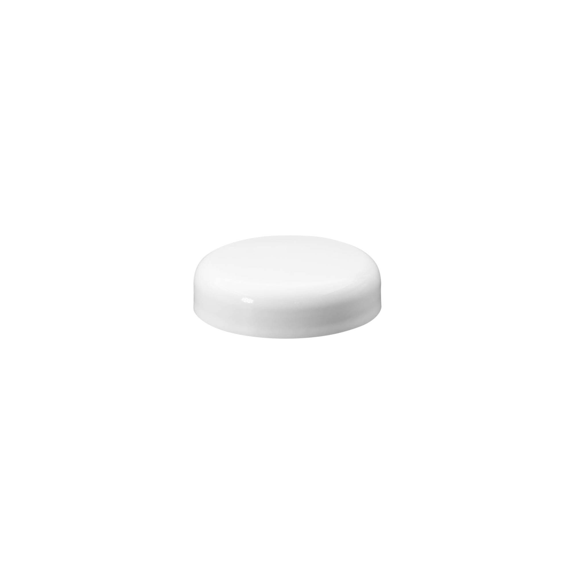 Screw cap for 30 ml 'Bianca', PP plastic, white Screw cap for 30 ml 'Bianca', PP plastic, white