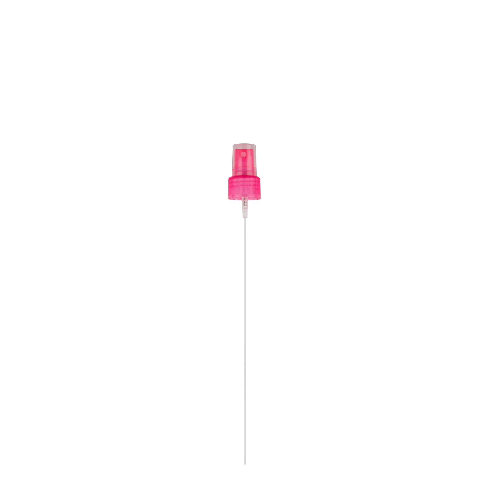 Screw cap spray atomiser, PP plastic, pink, for opening: 24/410 Screw cap spray atomiser, PP plastic, pink, for opening: 24/410