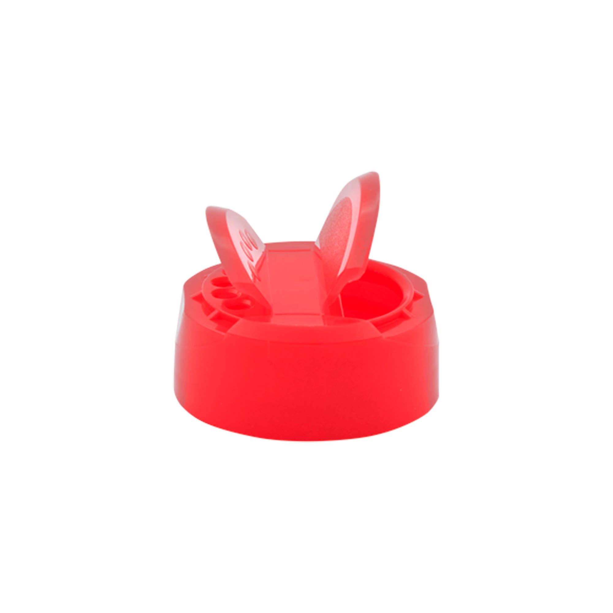 Spice jar lid shaker, PP plastic, red, for opening: 38/400 Spice jar lid shaker, PP plastic, red, for opening: 38/400