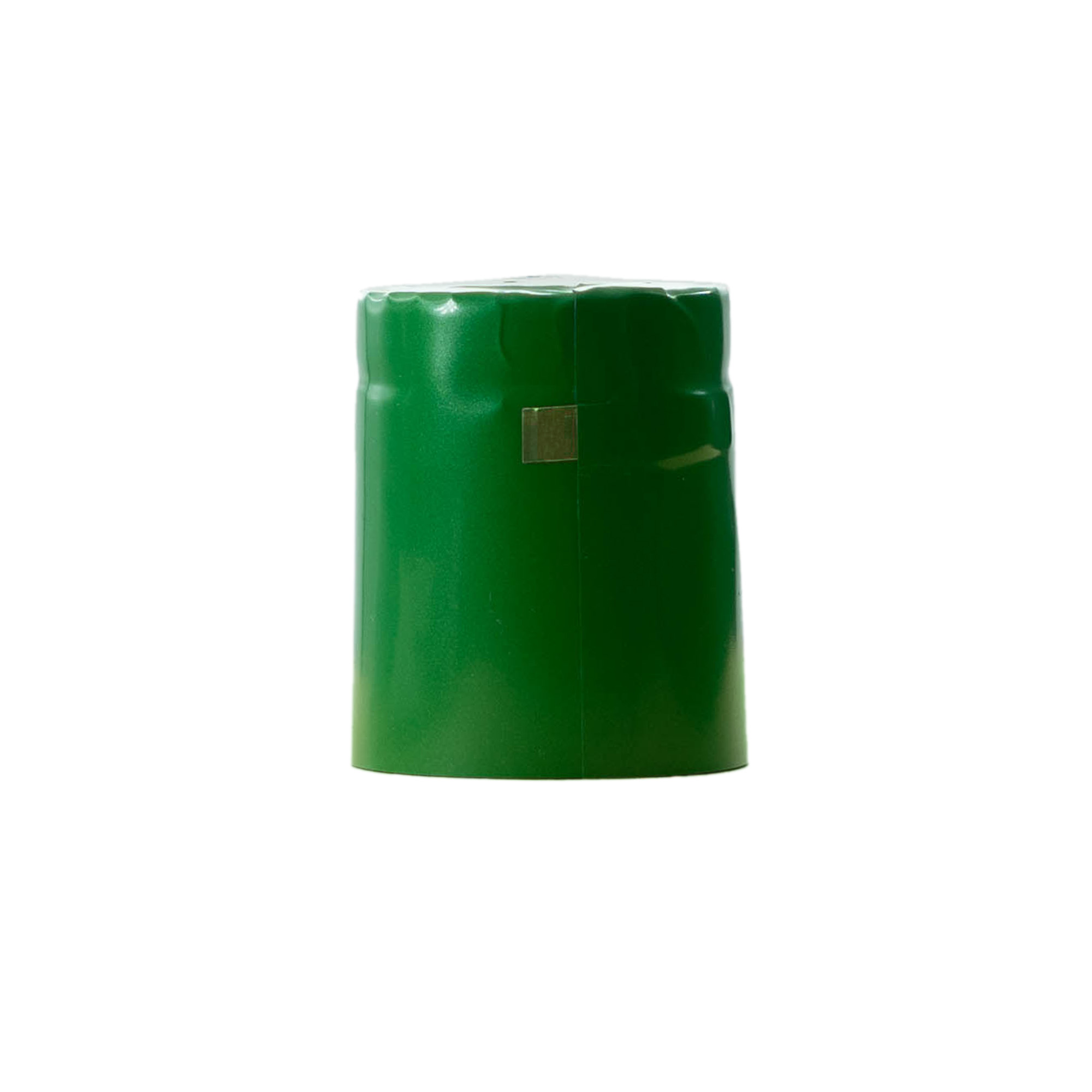 Shrink capsule 32x41, PVC plastic, green Shrink capsule 32x41, PVC plastic, green