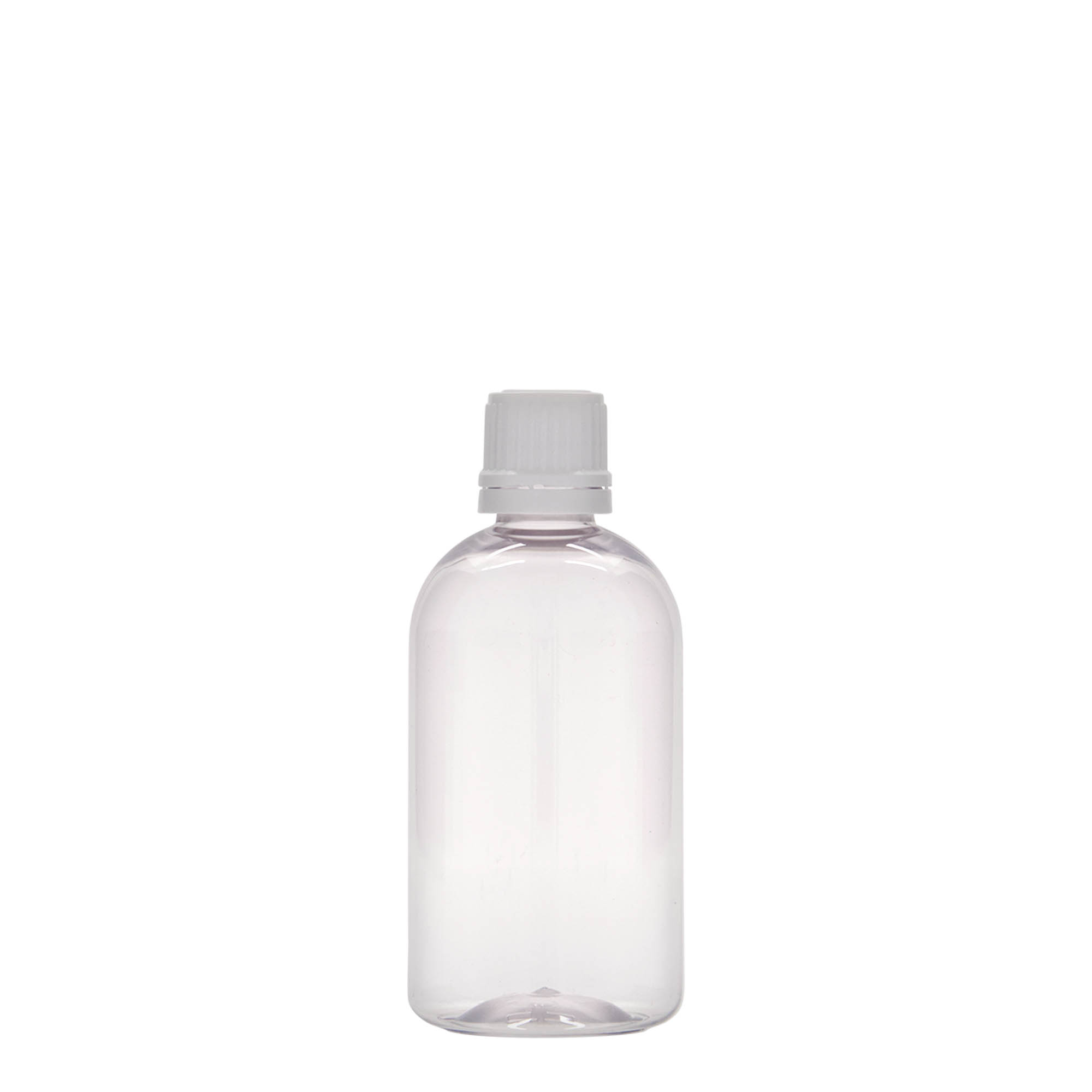 100 ml PET medical bottle 'Easy Living', plastic, opening: DIN 18 100 ml PET medical bottle 'Easy Living', plastic, opening: DIN 18