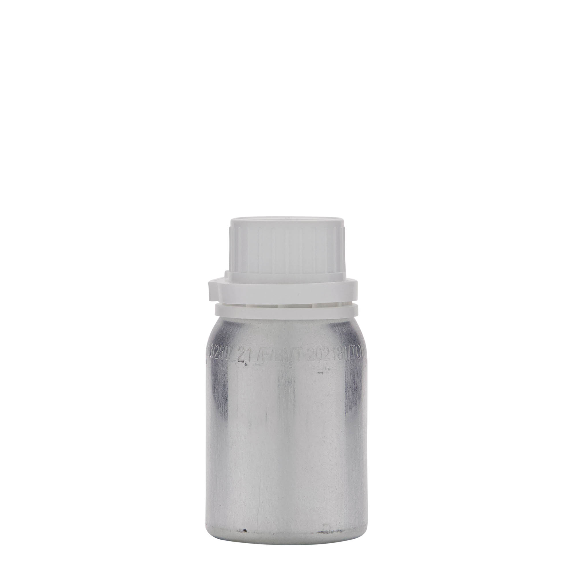 125 ml aluminium bottle, metal, silver, opening: DIN 32 125 ml aluminium bottle, metal, silver, opening: DIN 32