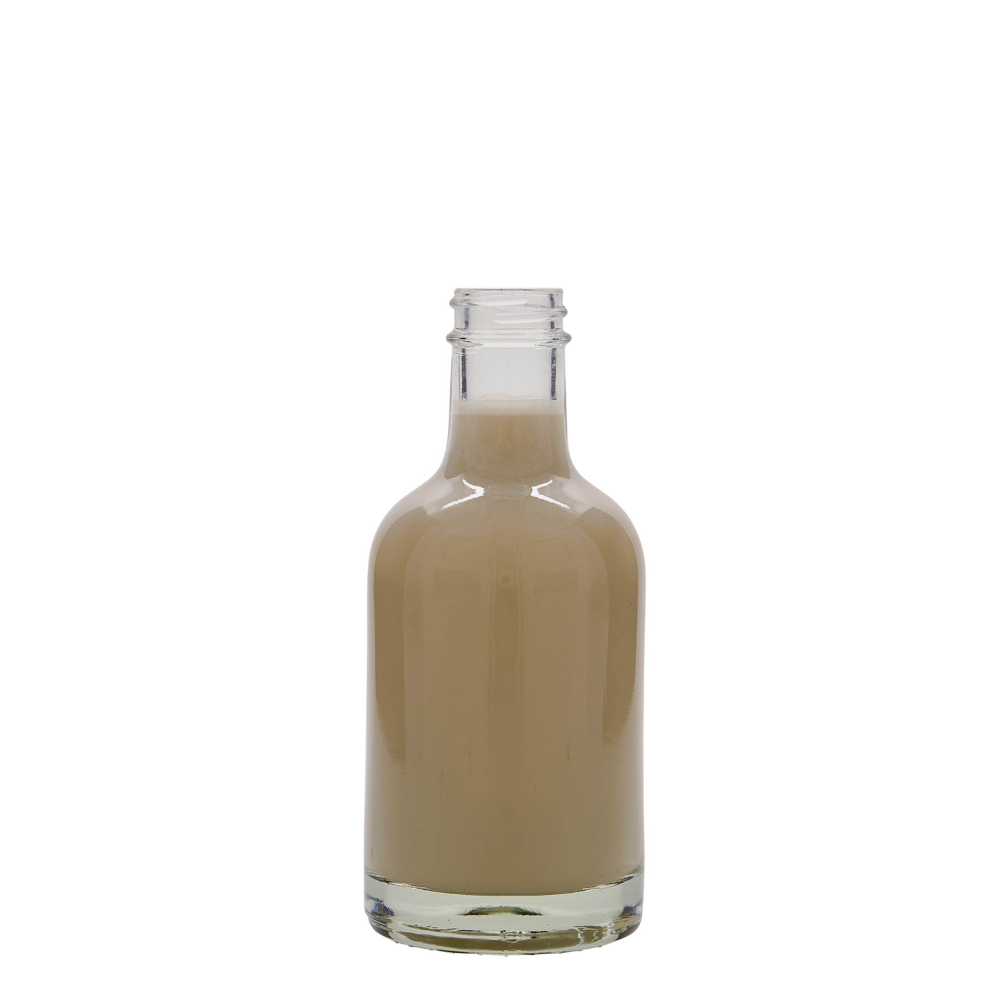 200 ml glass bottle 'First Class', opening: GPI 28