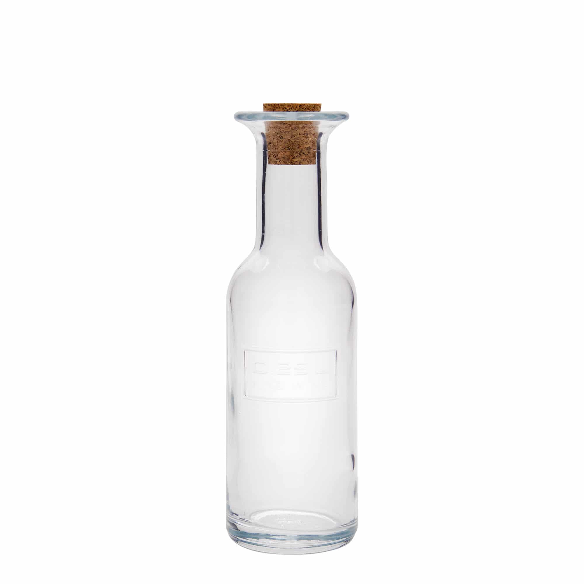 250 ml glass bottle 'Optima Fine Wine', closure: cork