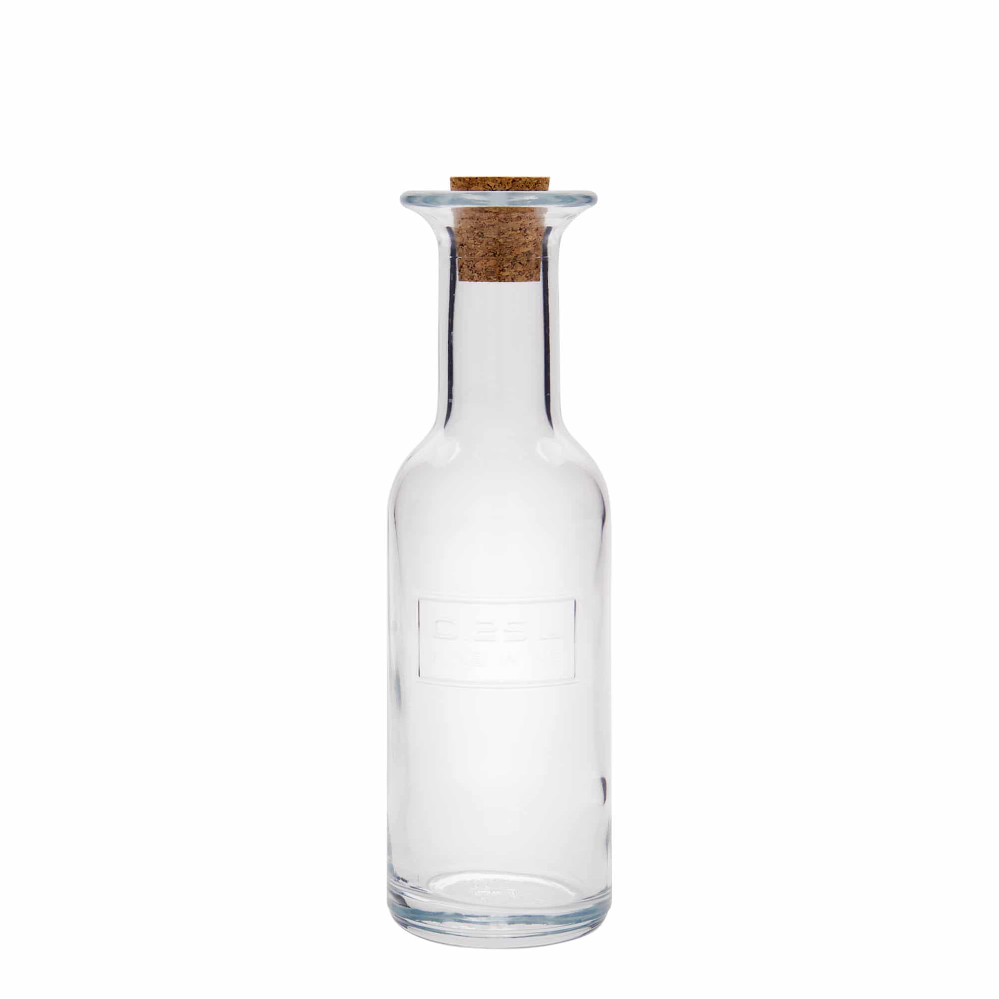 250 ml glass bottle ‘Optima Fine Wine’, opening: cork