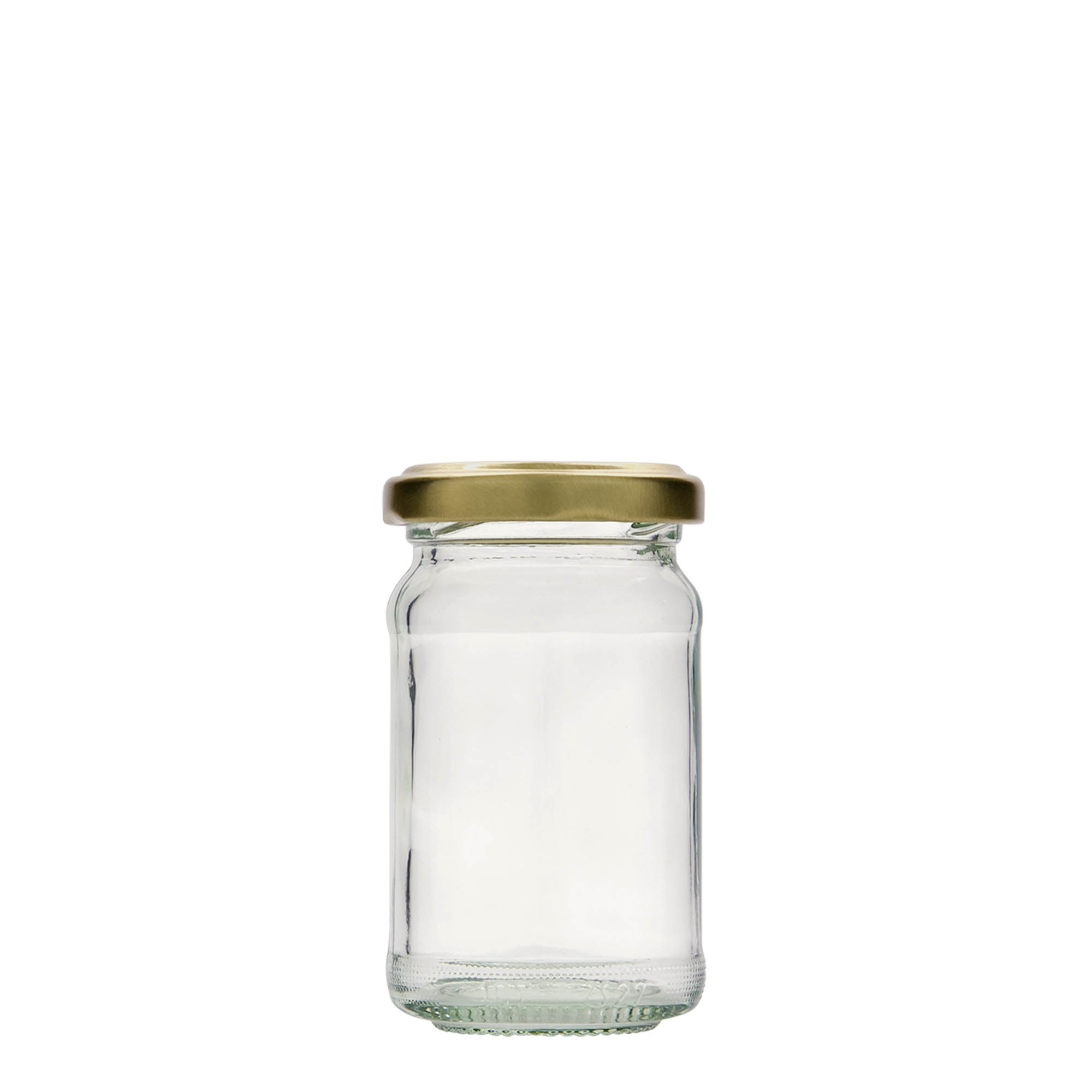 107 ml tall round glass, opening: Twist-Off (TO 48) 107 ml tall round glass, opening: Twist-Off (TO 48)