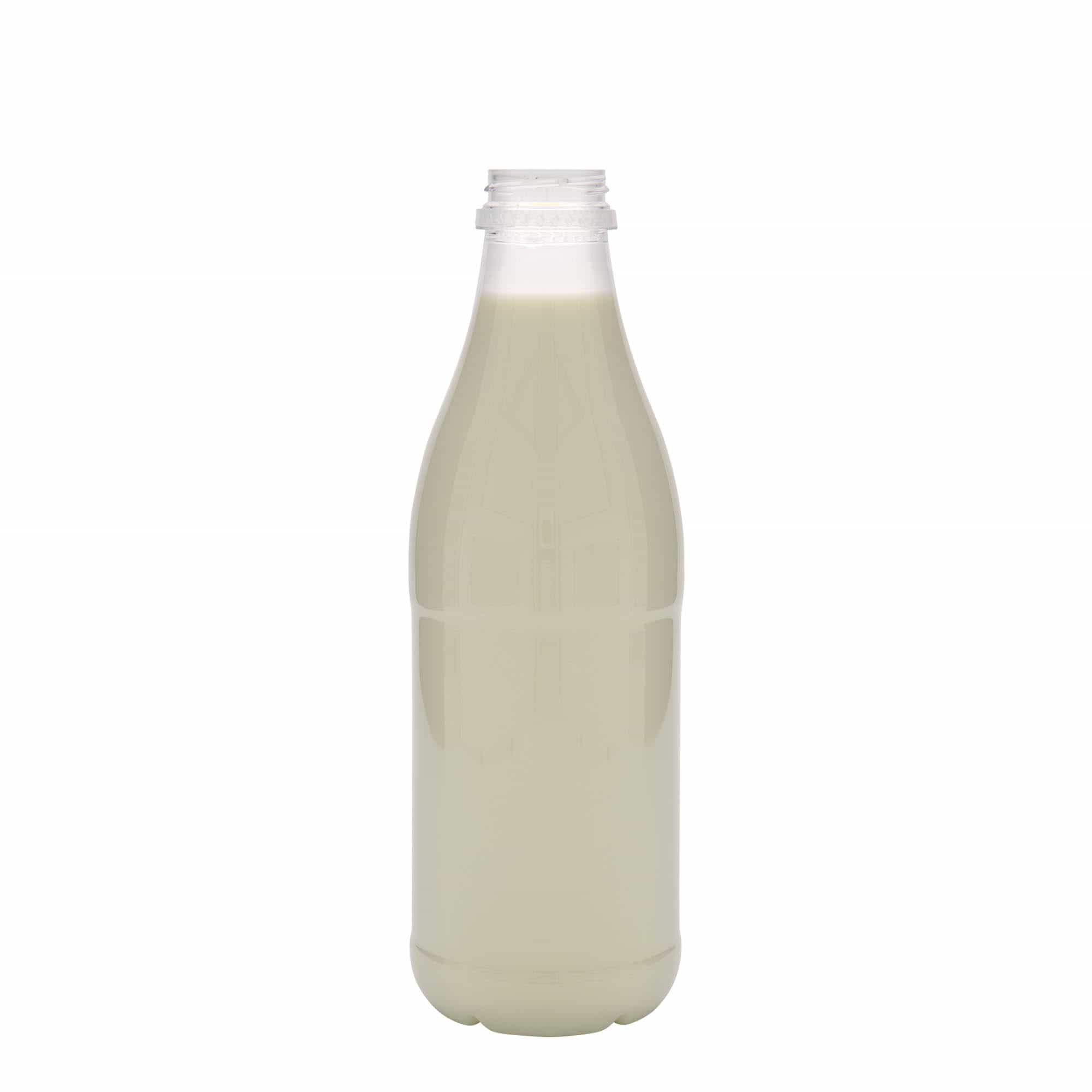1,000 ml PET bottle ‘Milk and Juice’, plastic, opening: 38 mm