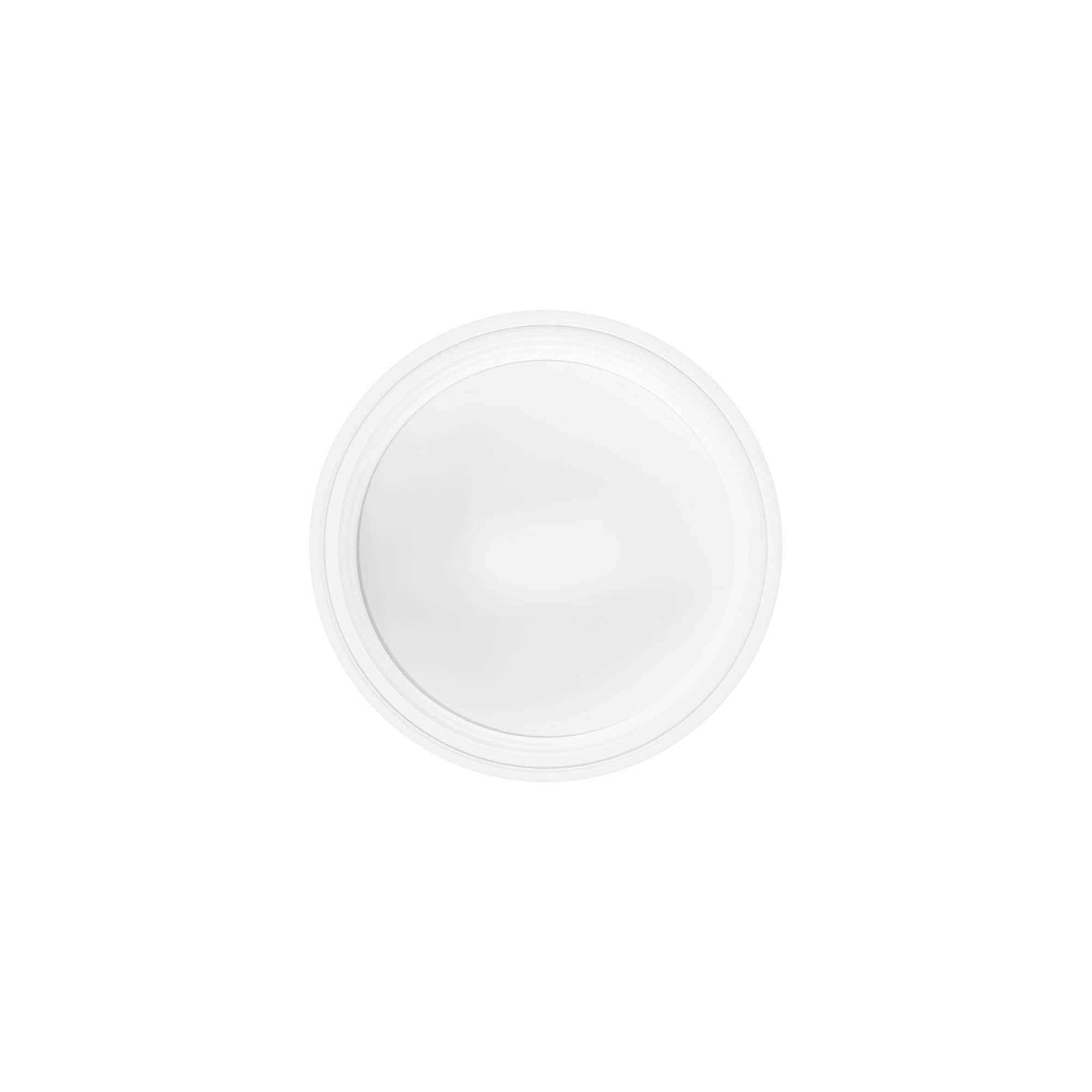 Screw cap 50 ml, SAN plastic, white