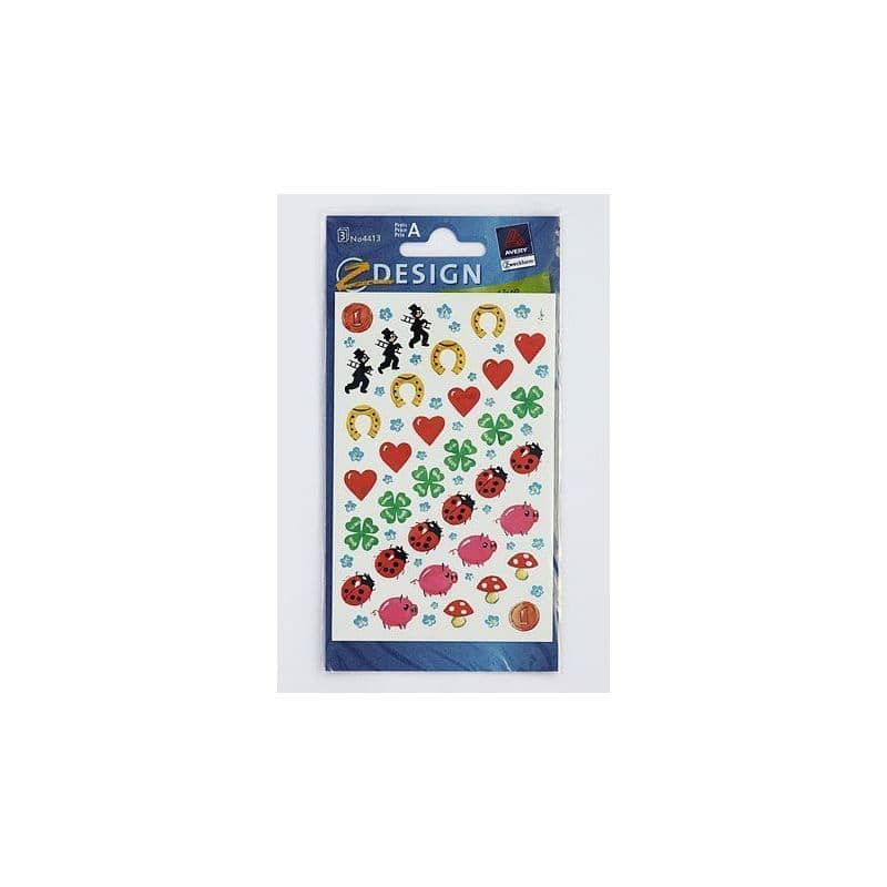 Zweckform Stickers ‘Lucky Charm’, paper, multicoloured
