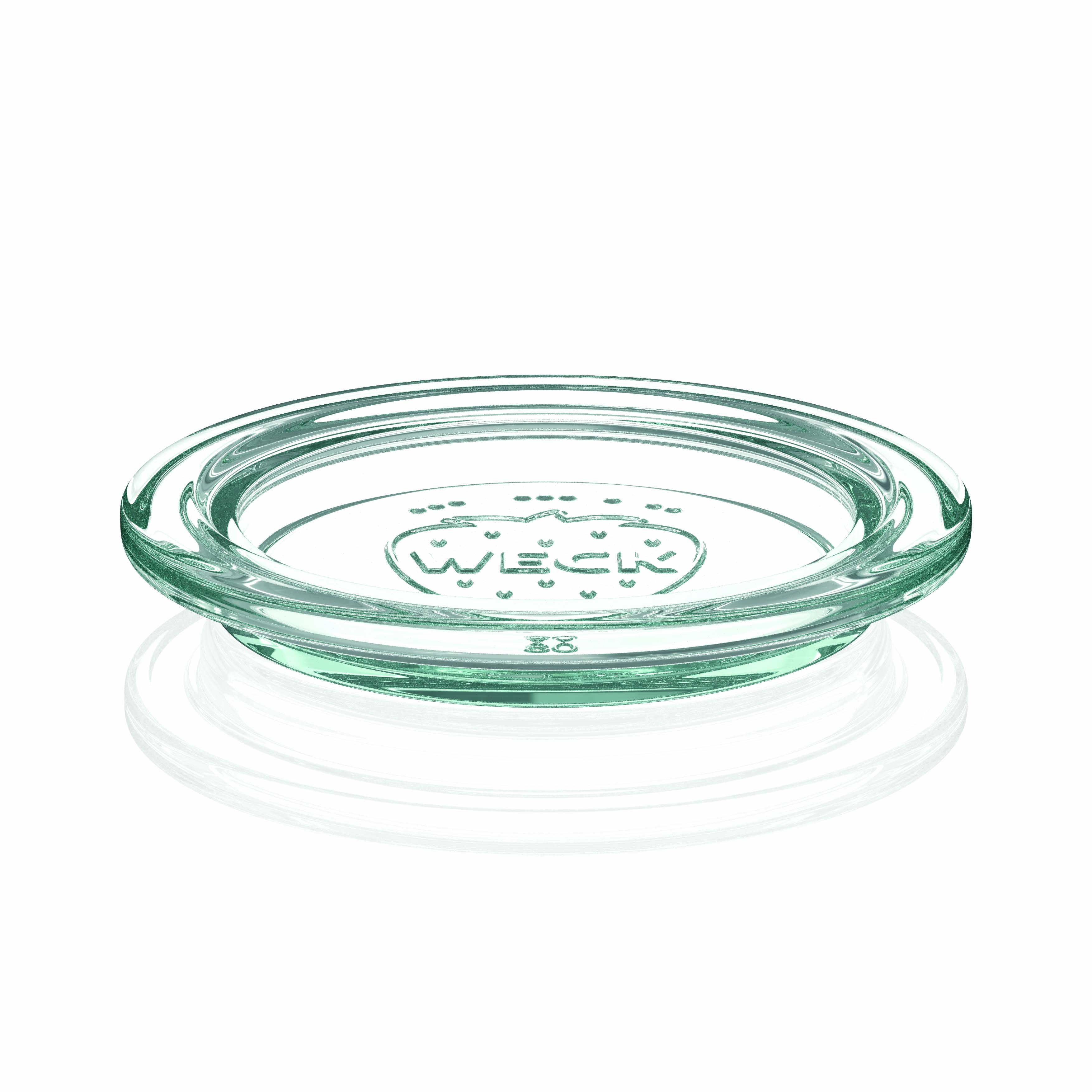 6x 1040 ml WECK cylinder jar with glass lid RR 80