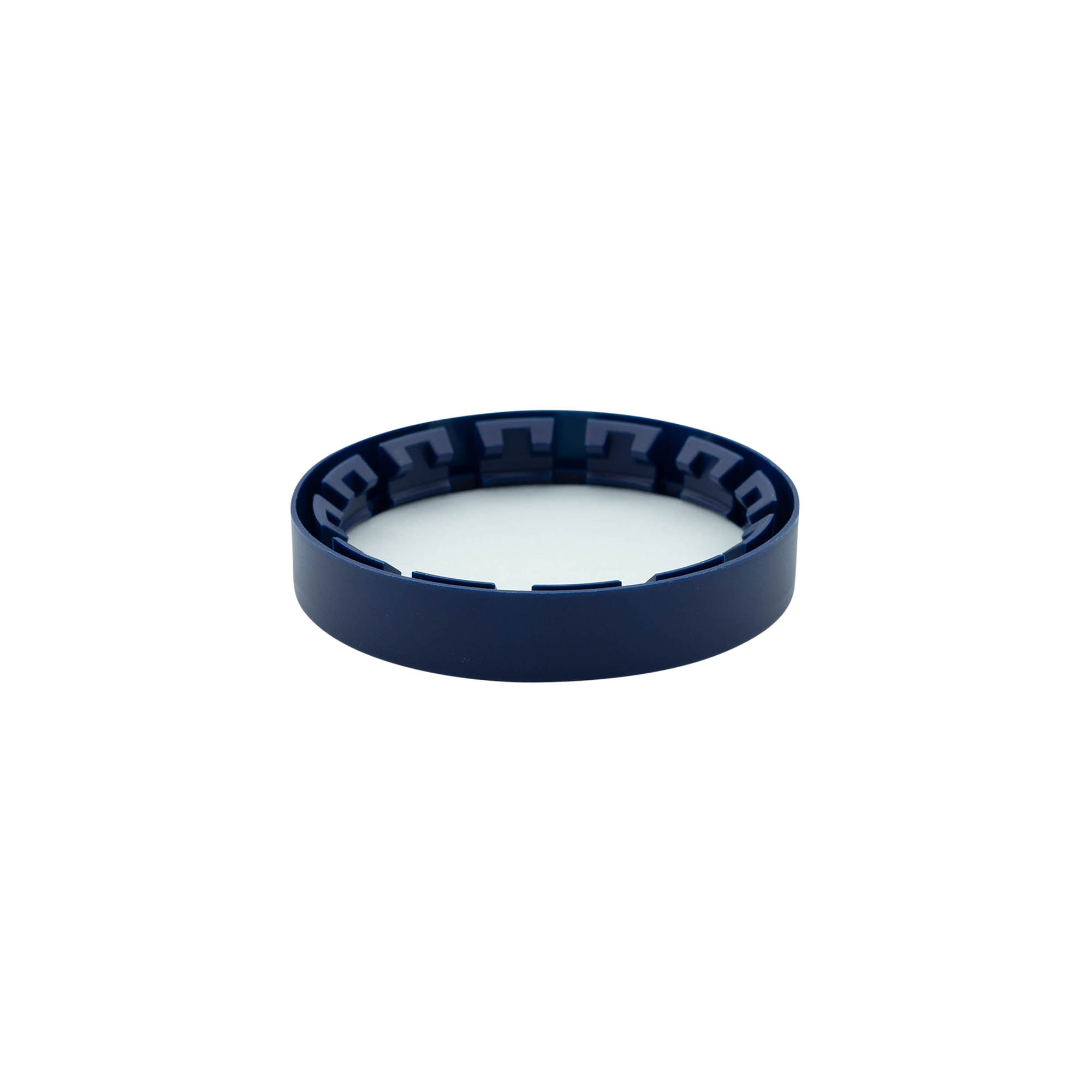 Slip lid for standard ceramic pot, HDPE plastic, blue