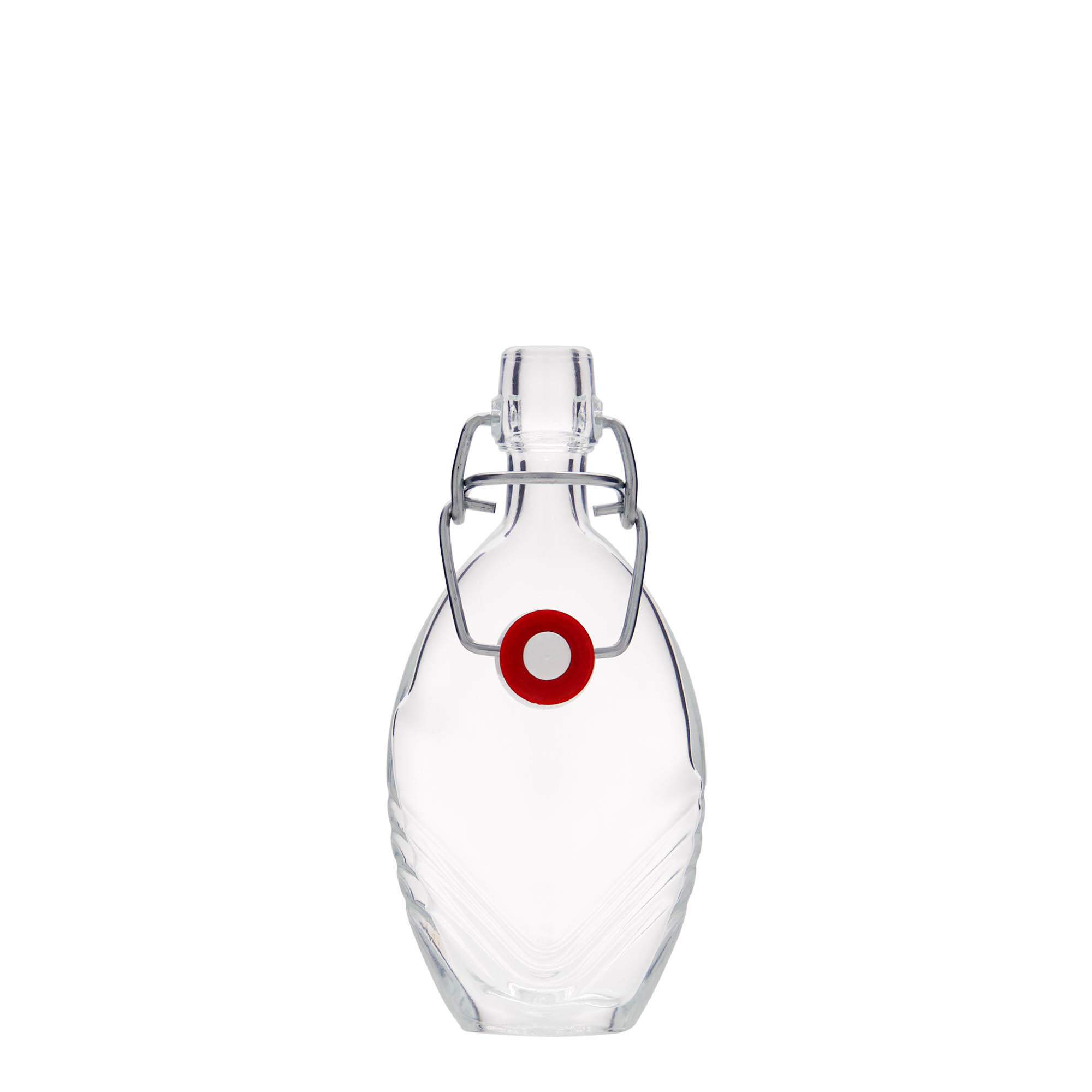 40 ml glass bottle ‘Florence’, oval, opening: swing top closure