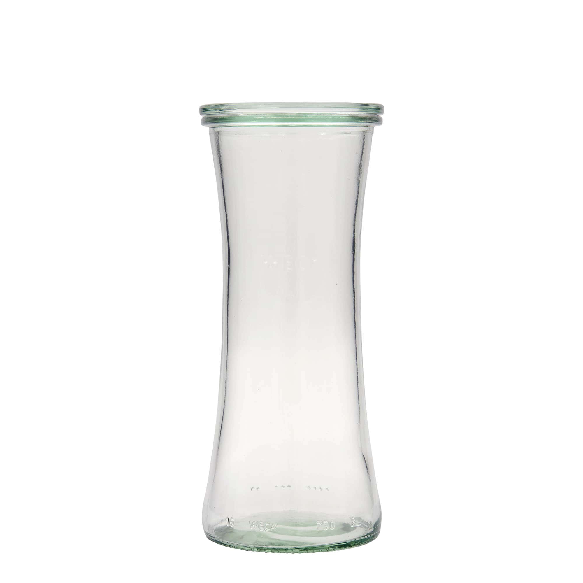 6x 730 ml WECK gourmet jar with glass lid RR 80