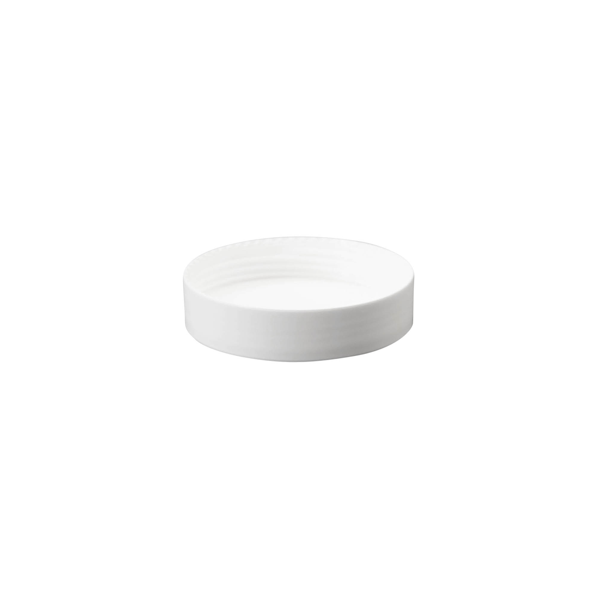 Screw cap 50 ml 'Antonella', PP plastic, white Screw cap 50 ml 'Antonella', PP plastic, white