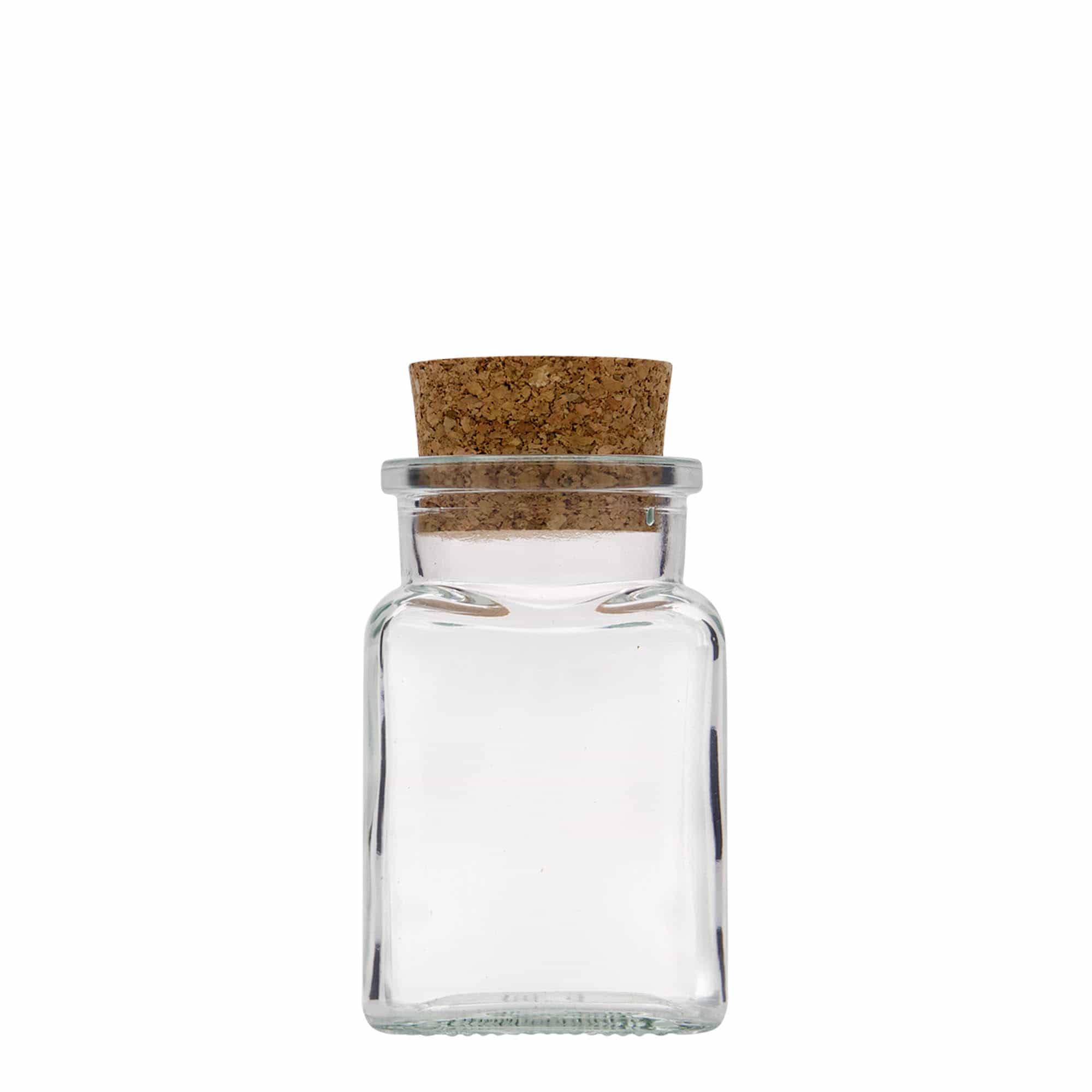 150 ml cork glass, square, opening: cork