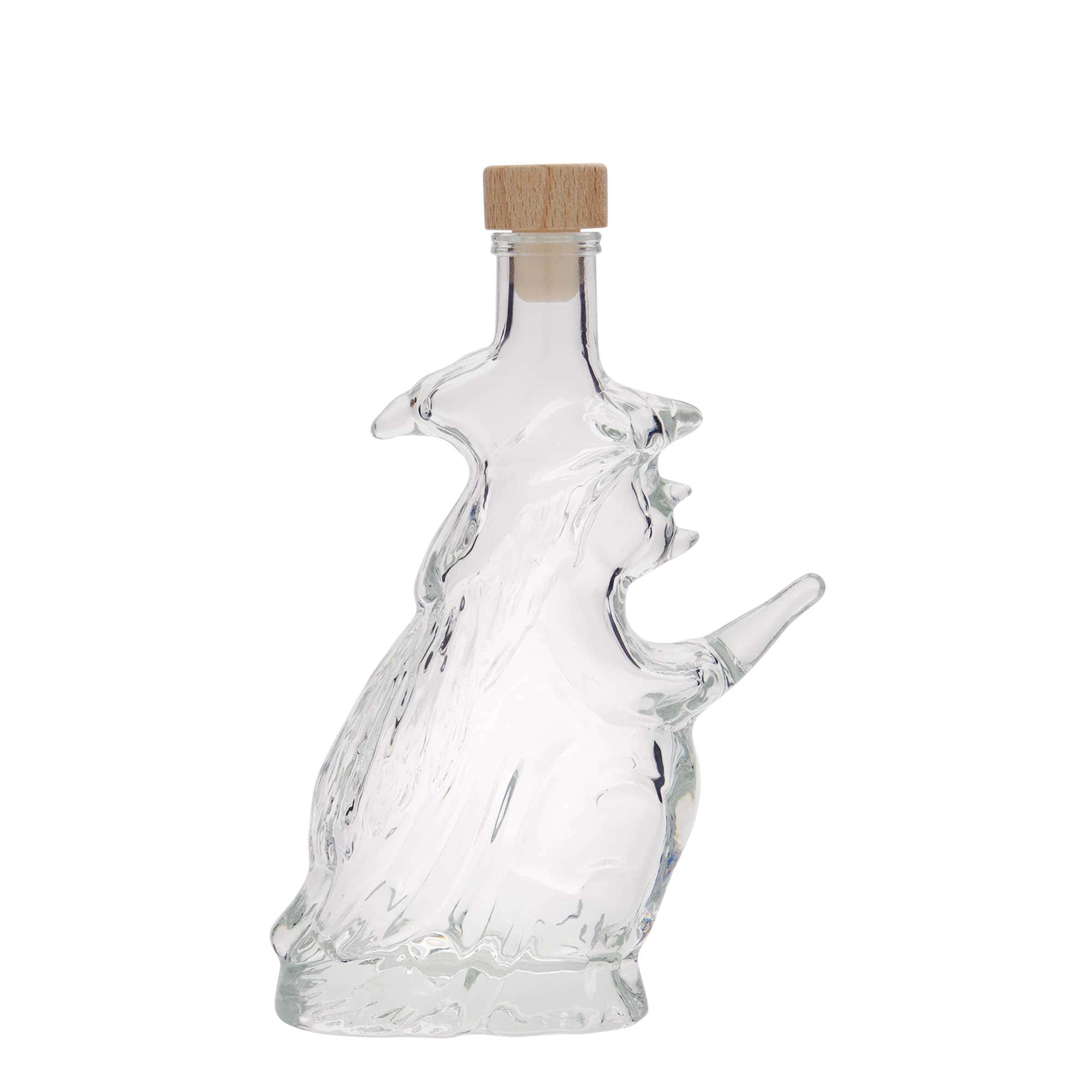 200 ml glass bottle 'Witch', opening: cork