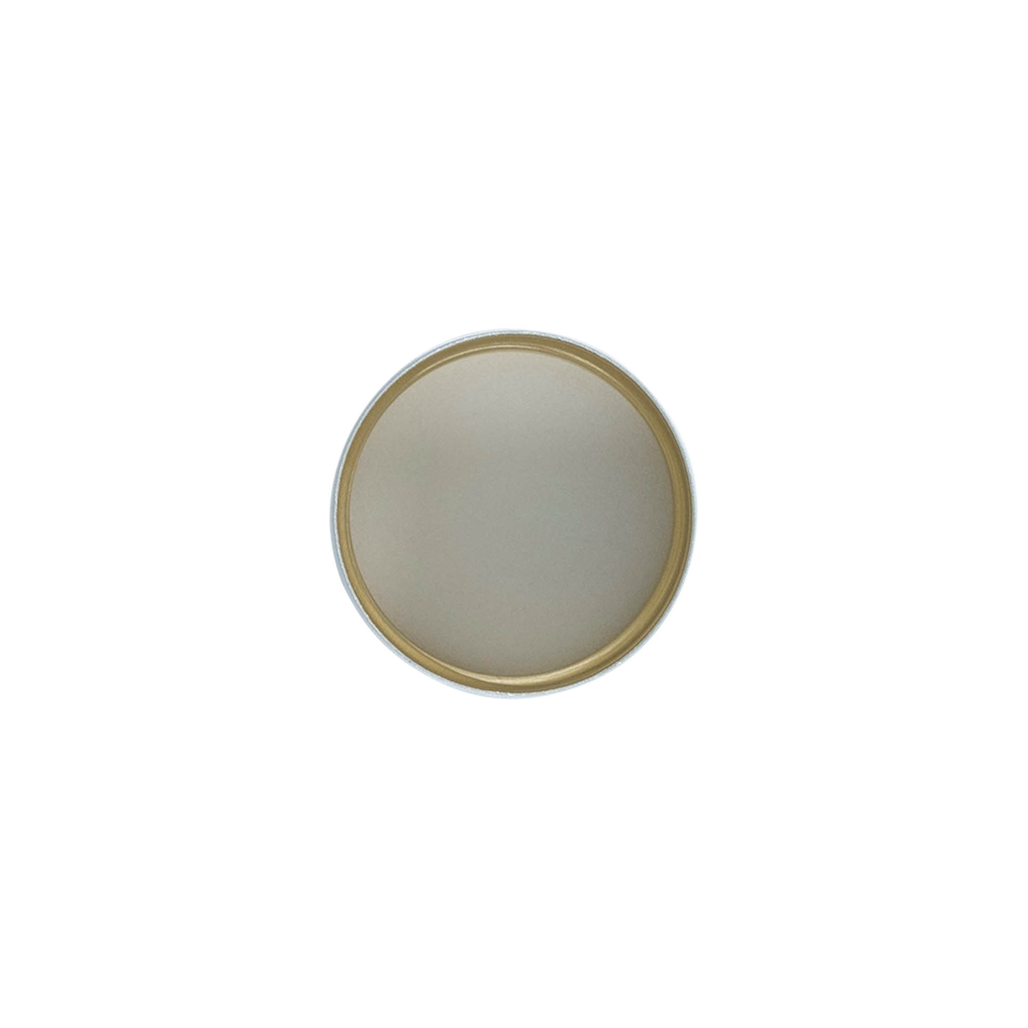 Screw cap, metal, silver, for opening: PP 31.5 Screw cap, metal, silver, for opening: PP 31.5