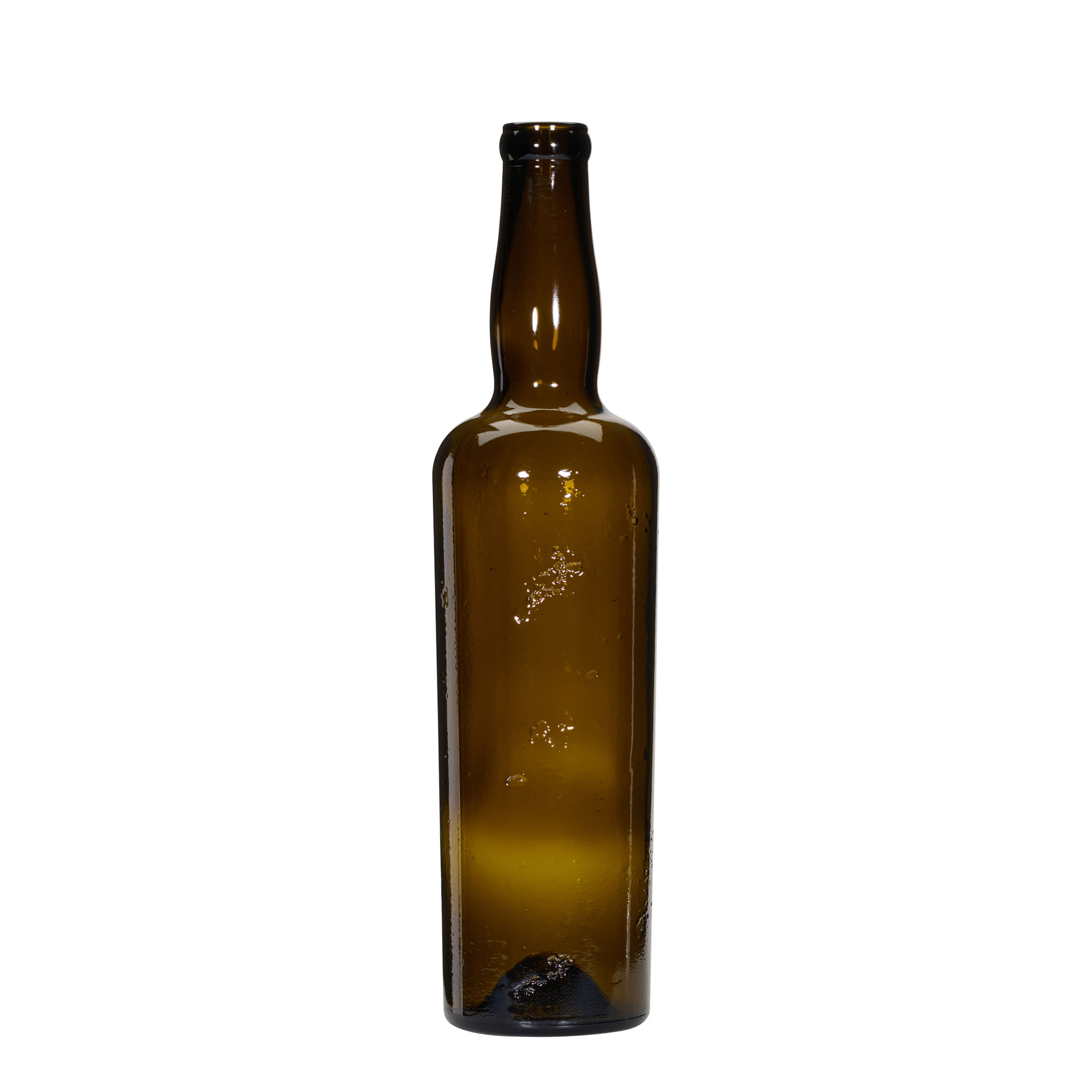 750 ml Wildly Crafted glass bottle 'Siroco', brown, opening: cork