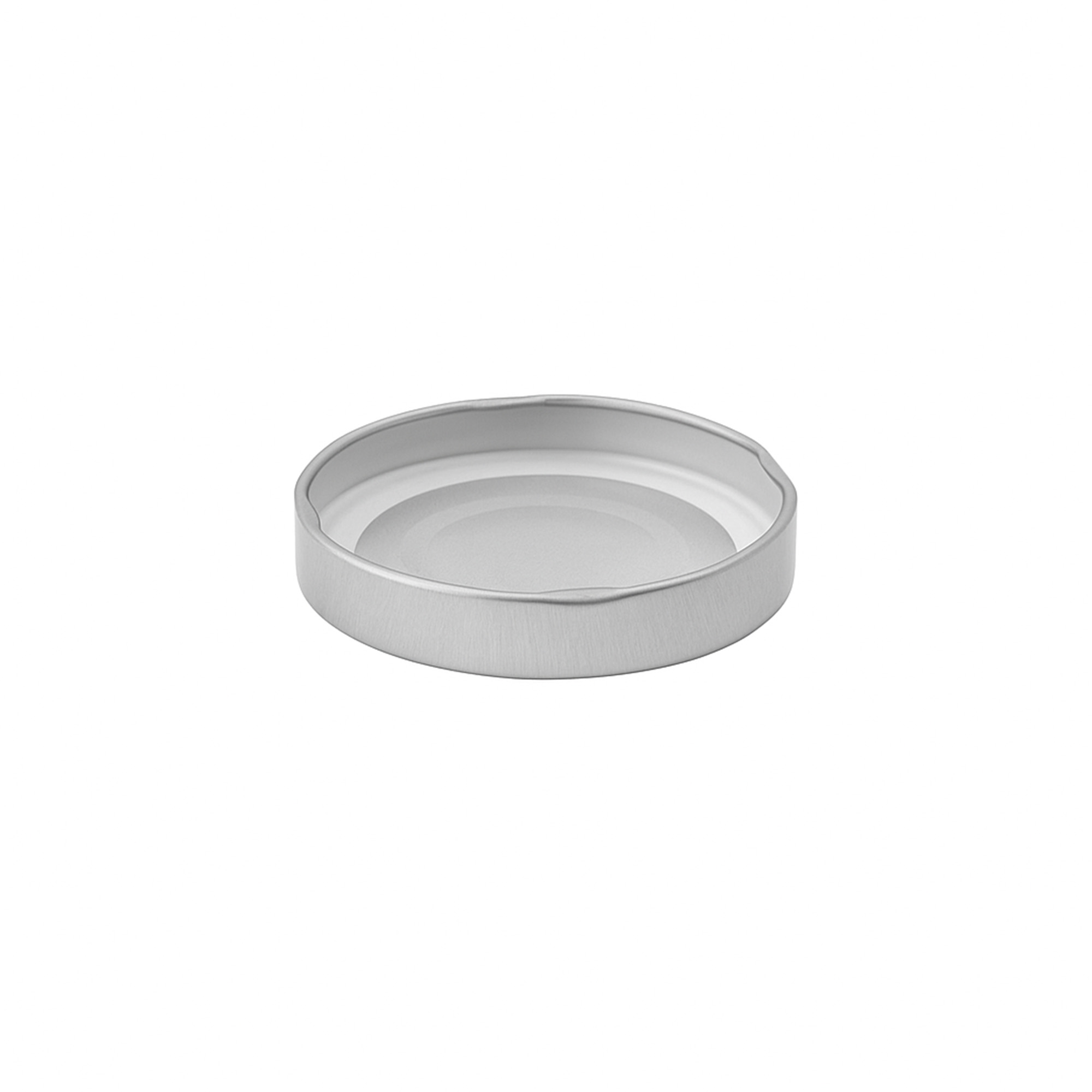Deep twist-off cap, tinplate, silver, for opening: Deep-TO 66