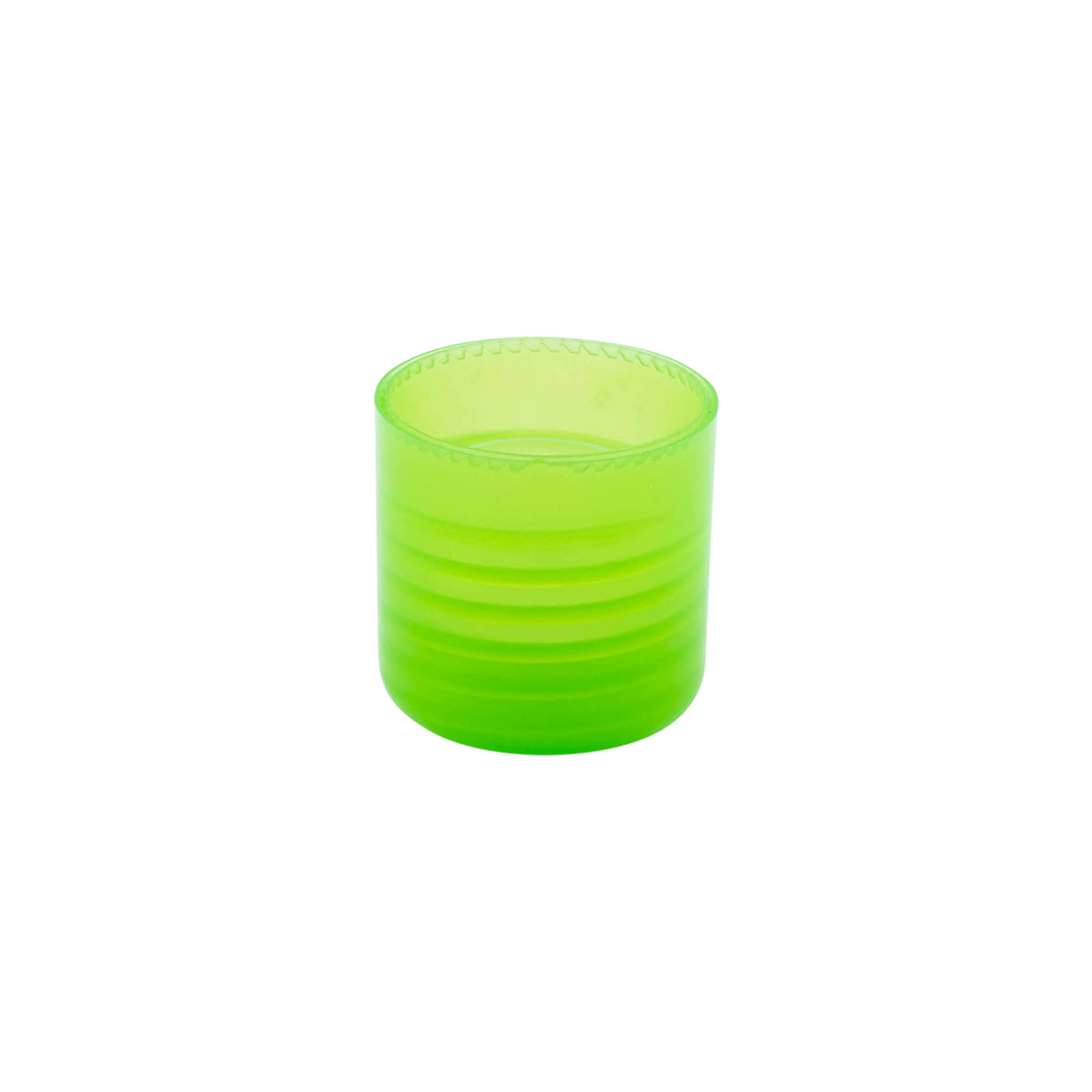 Screw cap with syringe insert, PP plastic, green, for opening: 24/410 Screw cap with syringe insert, PP plastic, green, for opening: 24/410