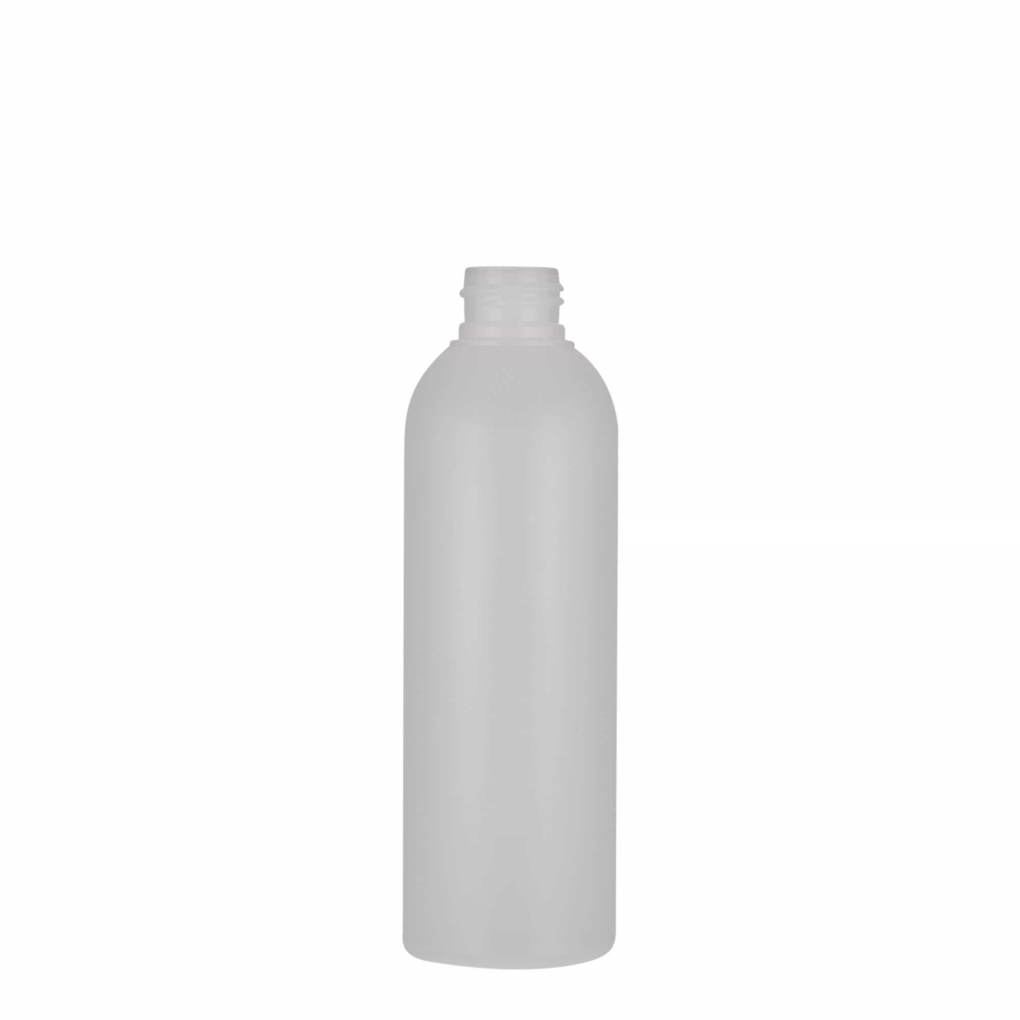 200 ml plastic bottle 'Tuffy', HDPE, natural, opening: 24/410