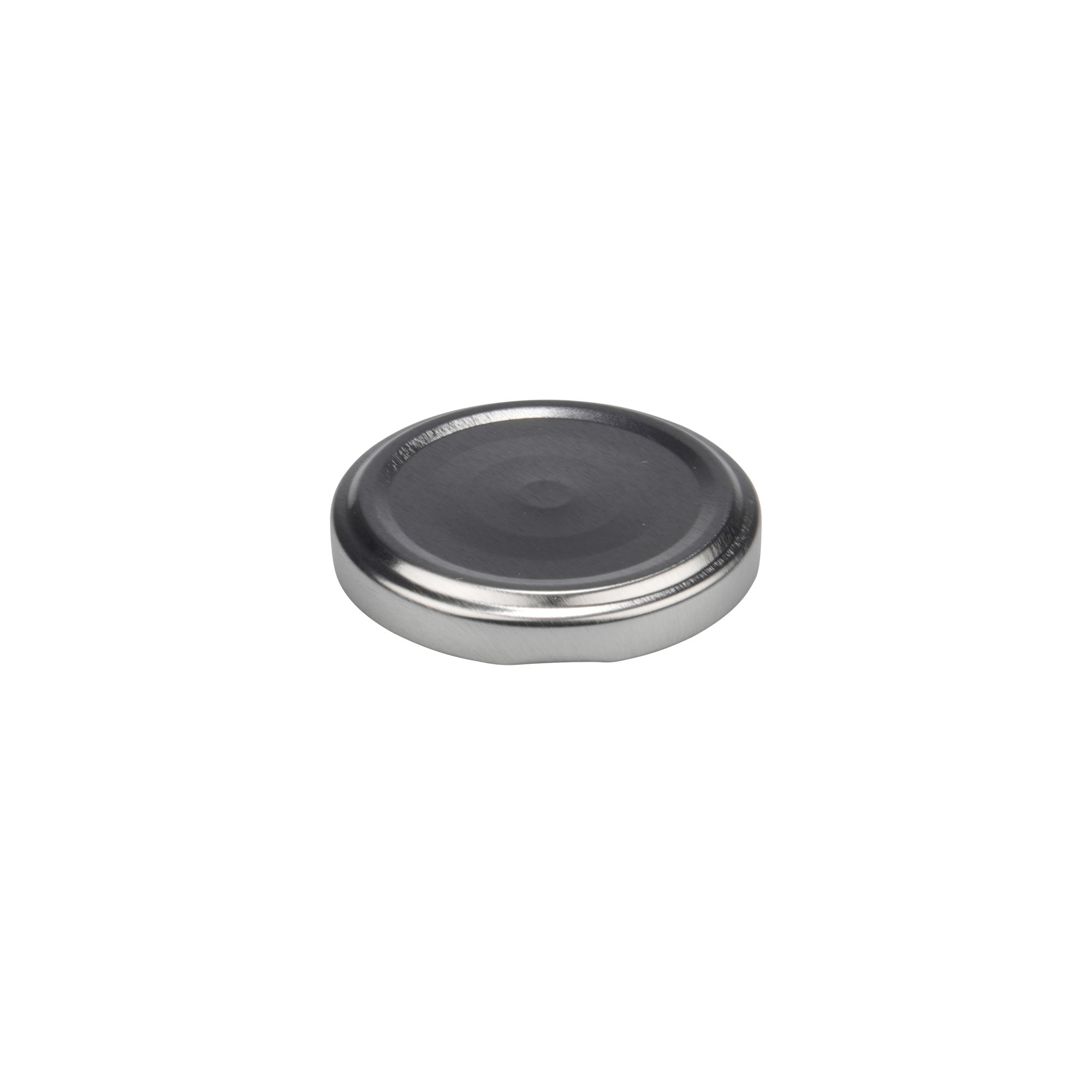 Twist-off lid, tinplate, silver, for opening: TO 58