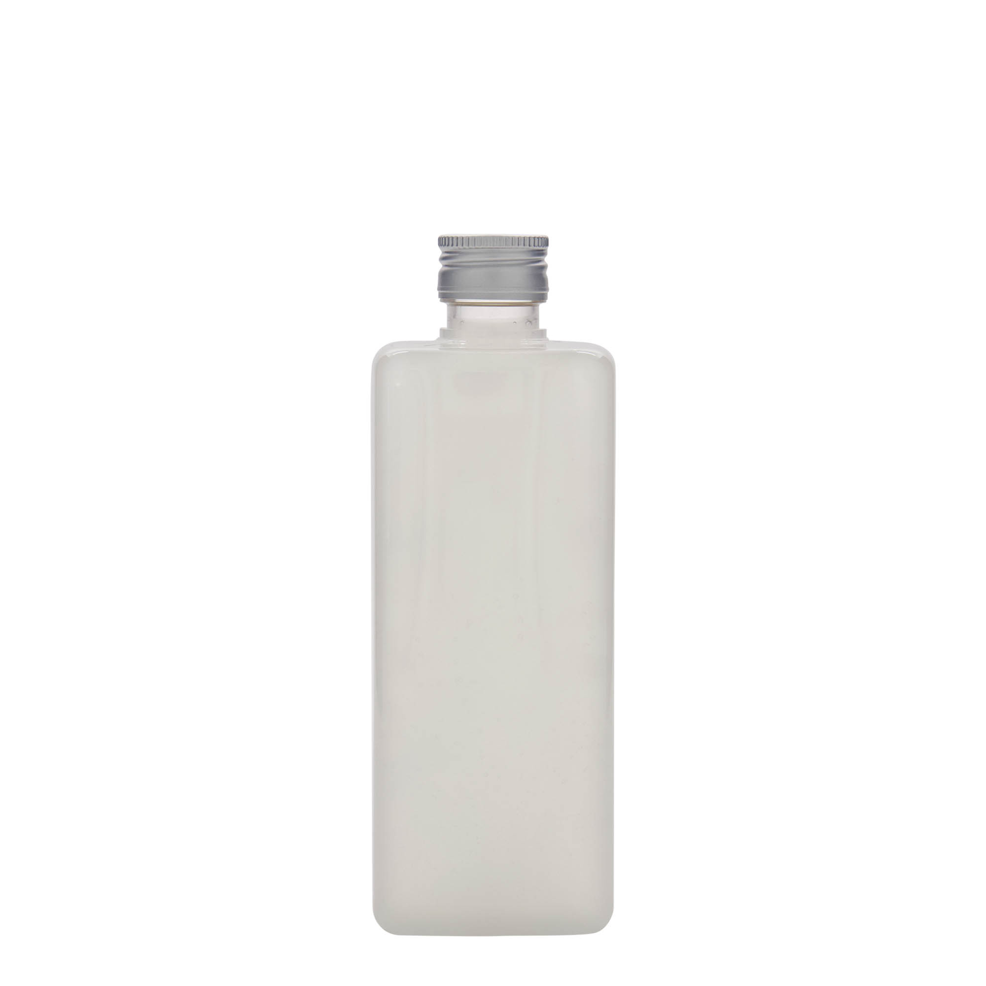500 ml PET bottle 'Karl', square, plastic, opening: PP 28