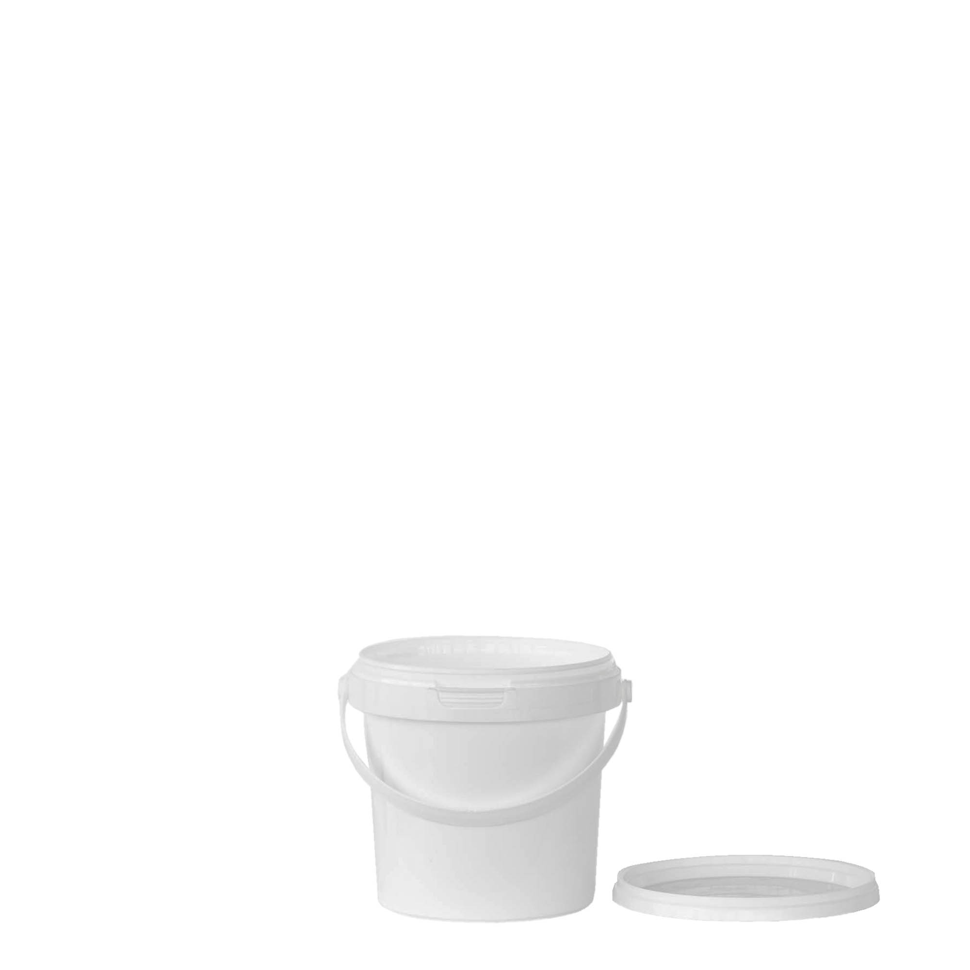 0.6 l bucket, PP plastic, white
