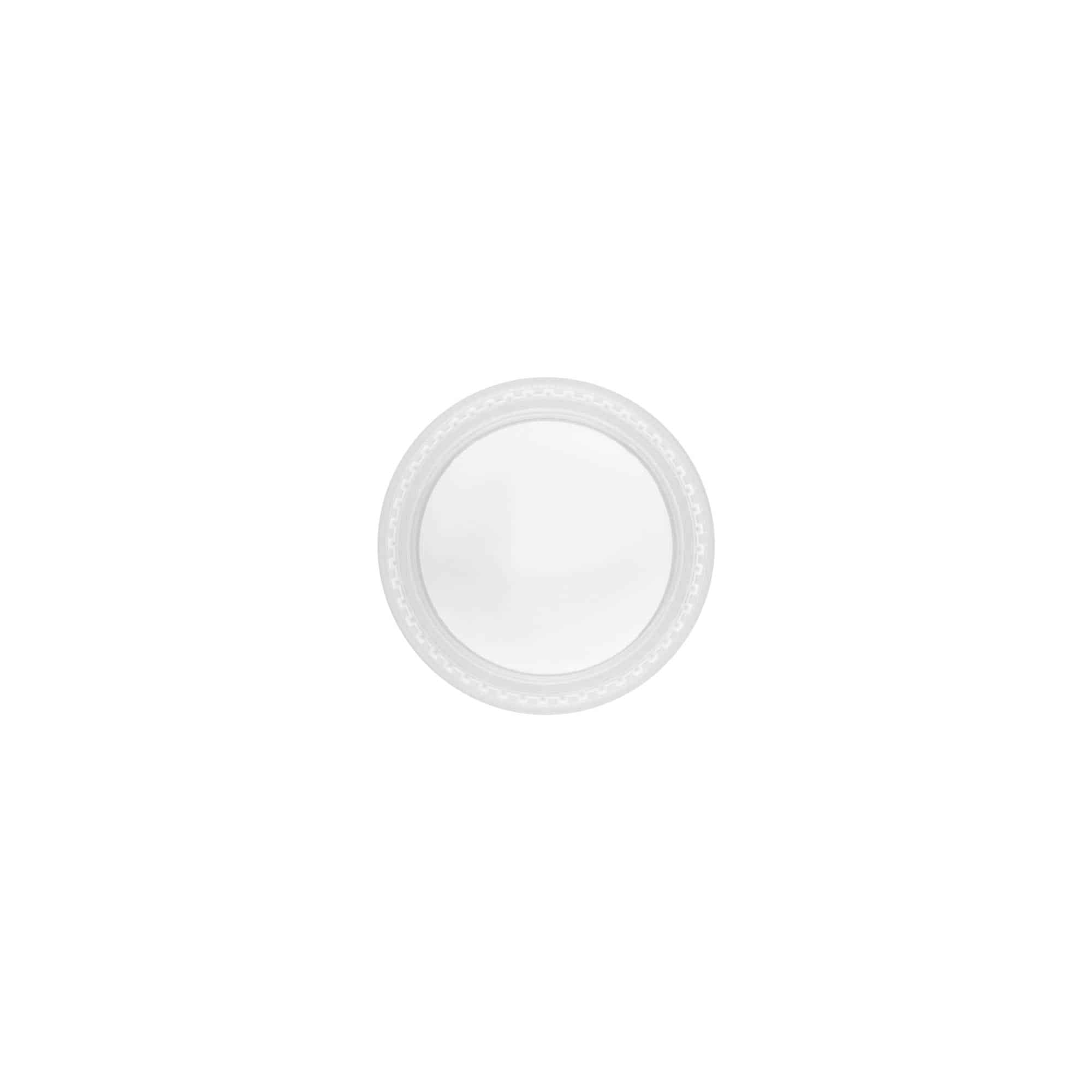Screw cap 'Clear/Platinum Edition', PP plastic, white, for opening: 45/2P