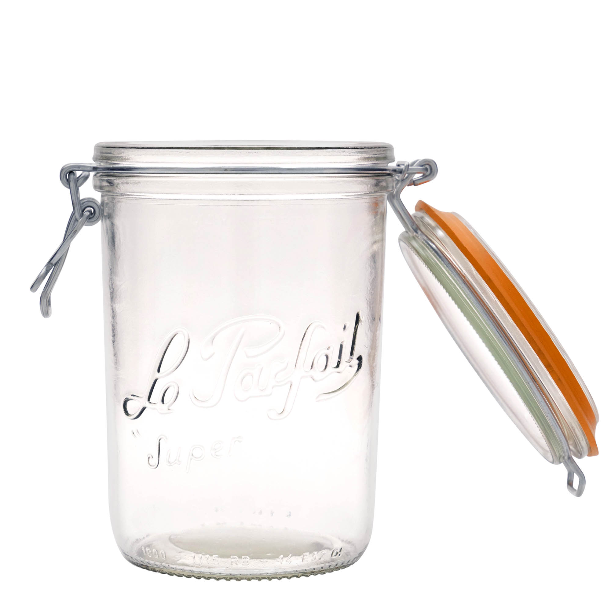 1,000 ml wire bail jar ‘Le Parfait Super Terrine’, opening: wire bail closure