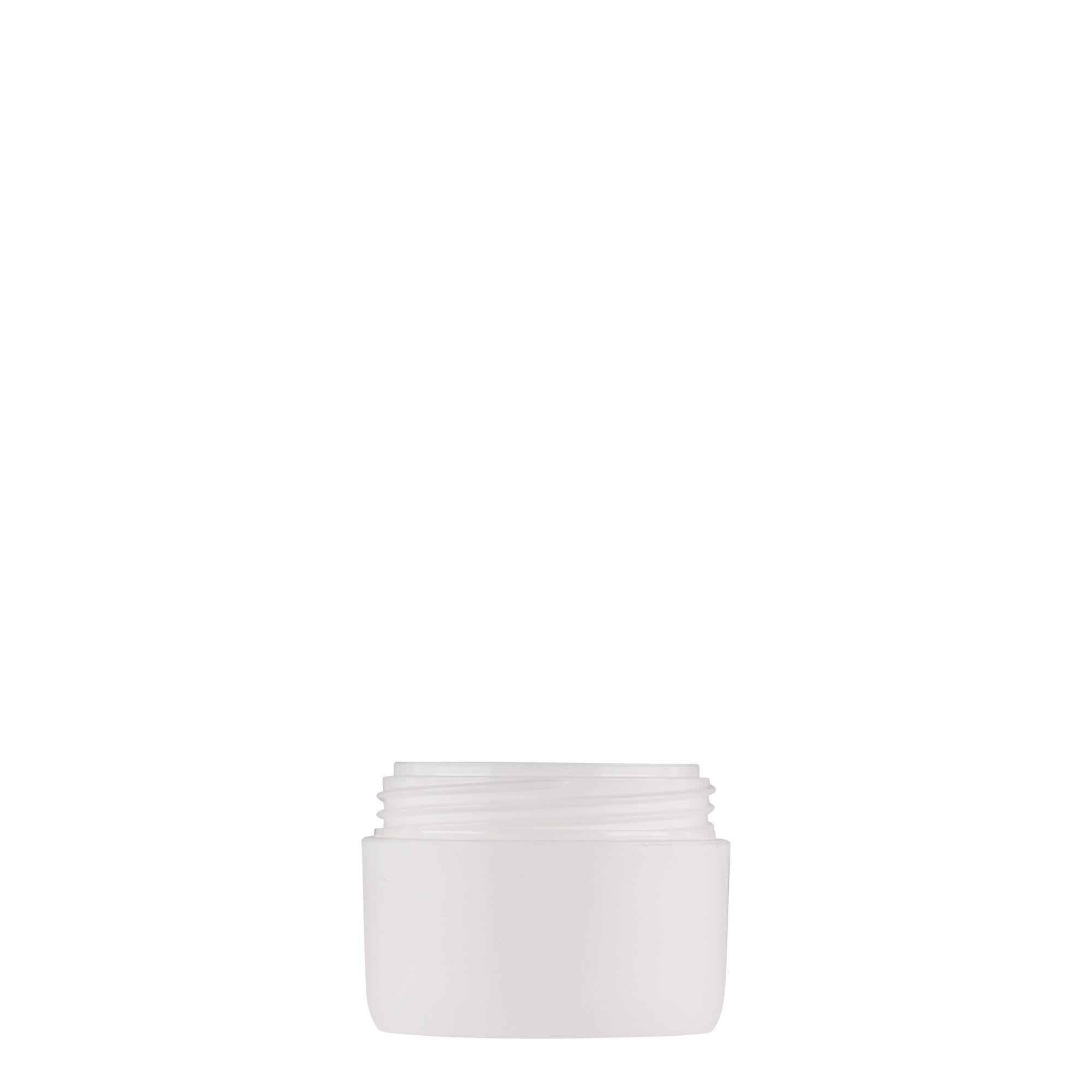 10 ml plastic jar 'Antonella', PP, white, opening: screw cap 10 ml plastic jar 'Antonella', PP, white, opening: screw cap