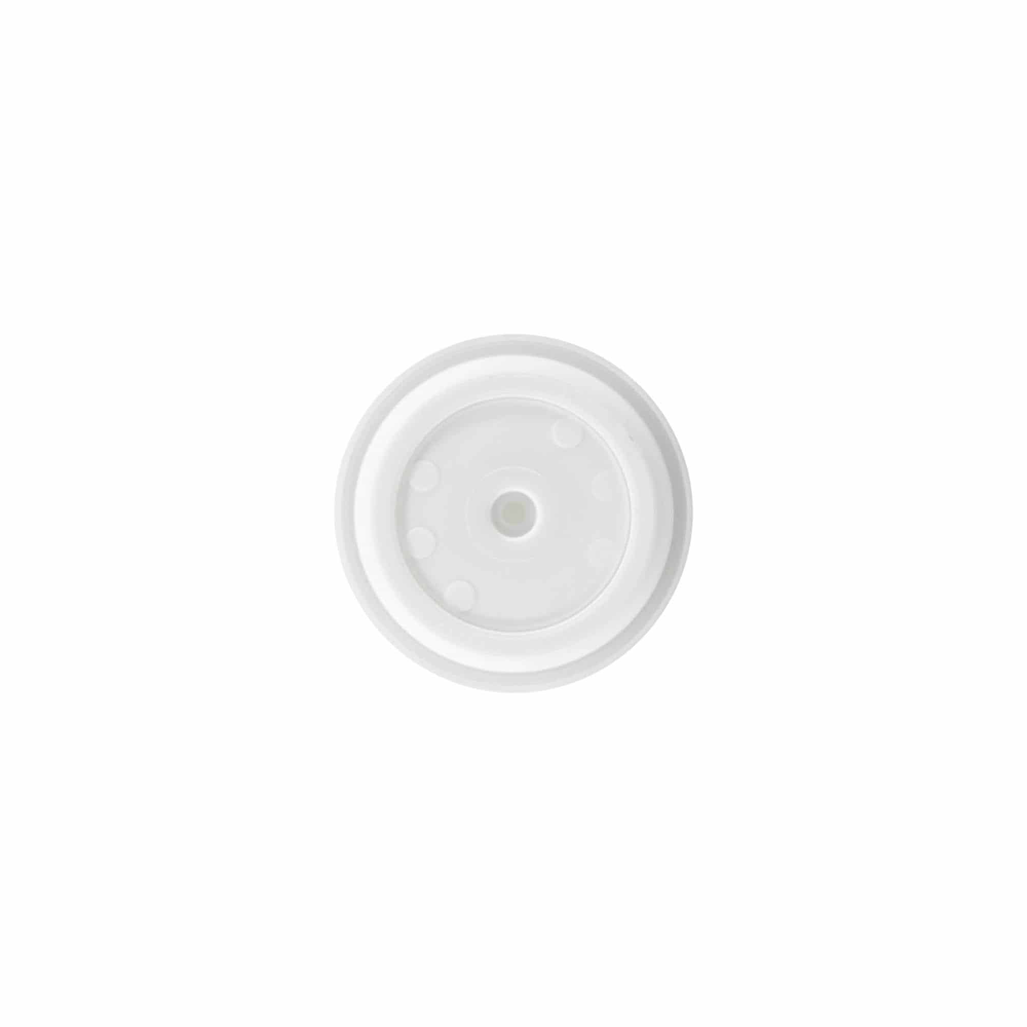 Airless dispenser pump head ‘Micro’, white PP plastic