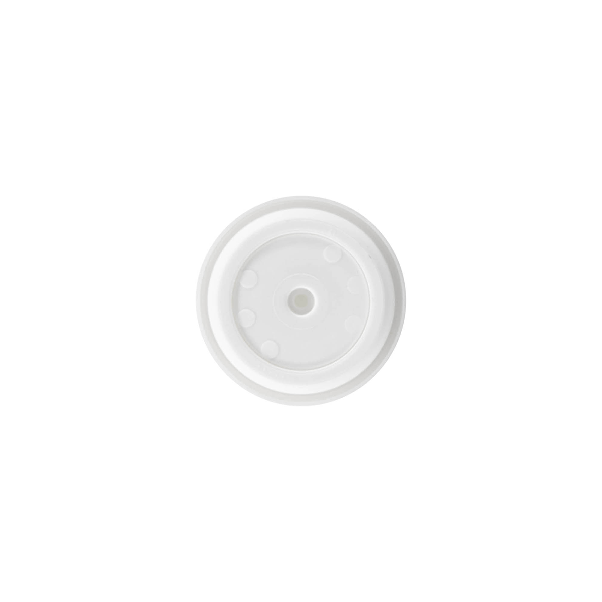 Airless dispenser pump head ‘Micro’, white PP plastic